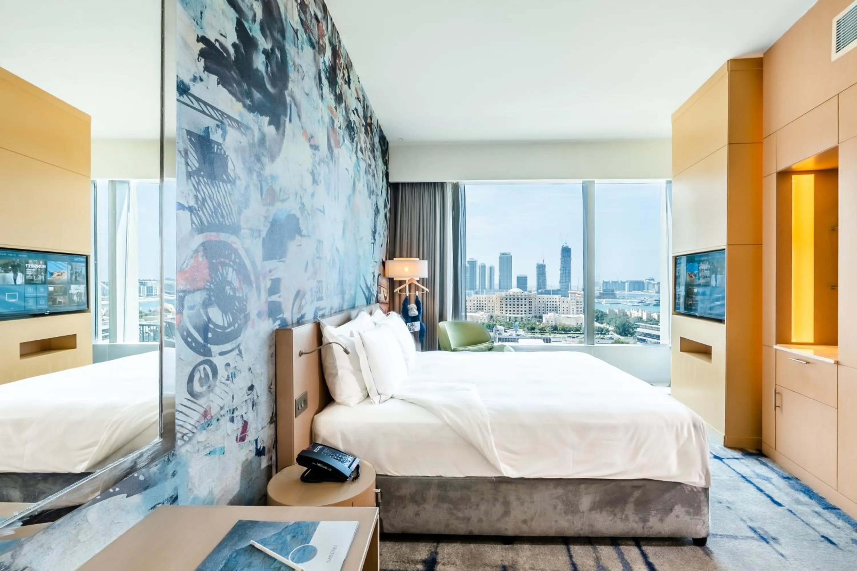 Bed in Media One Hotel