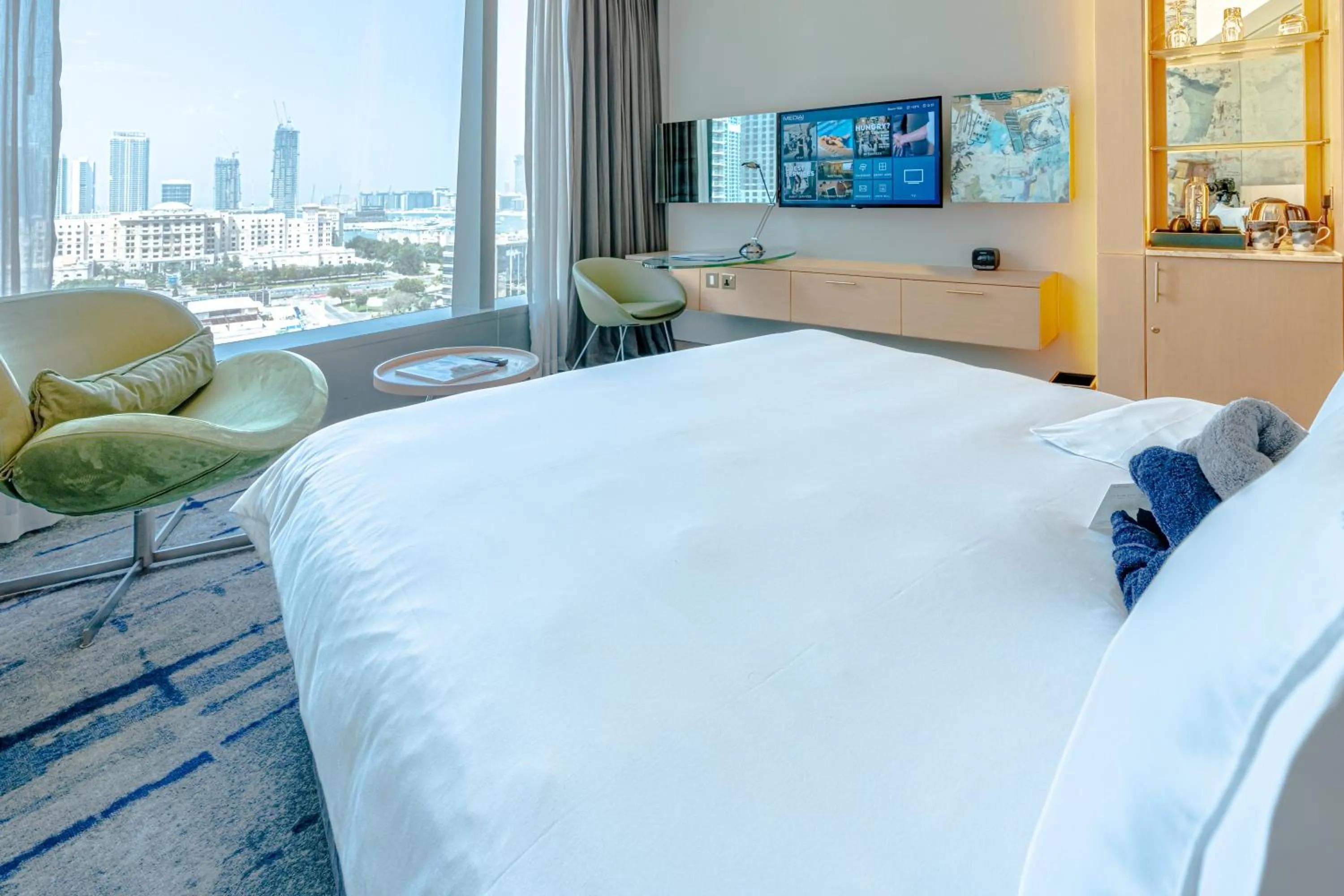 Bed in Media One Hotel