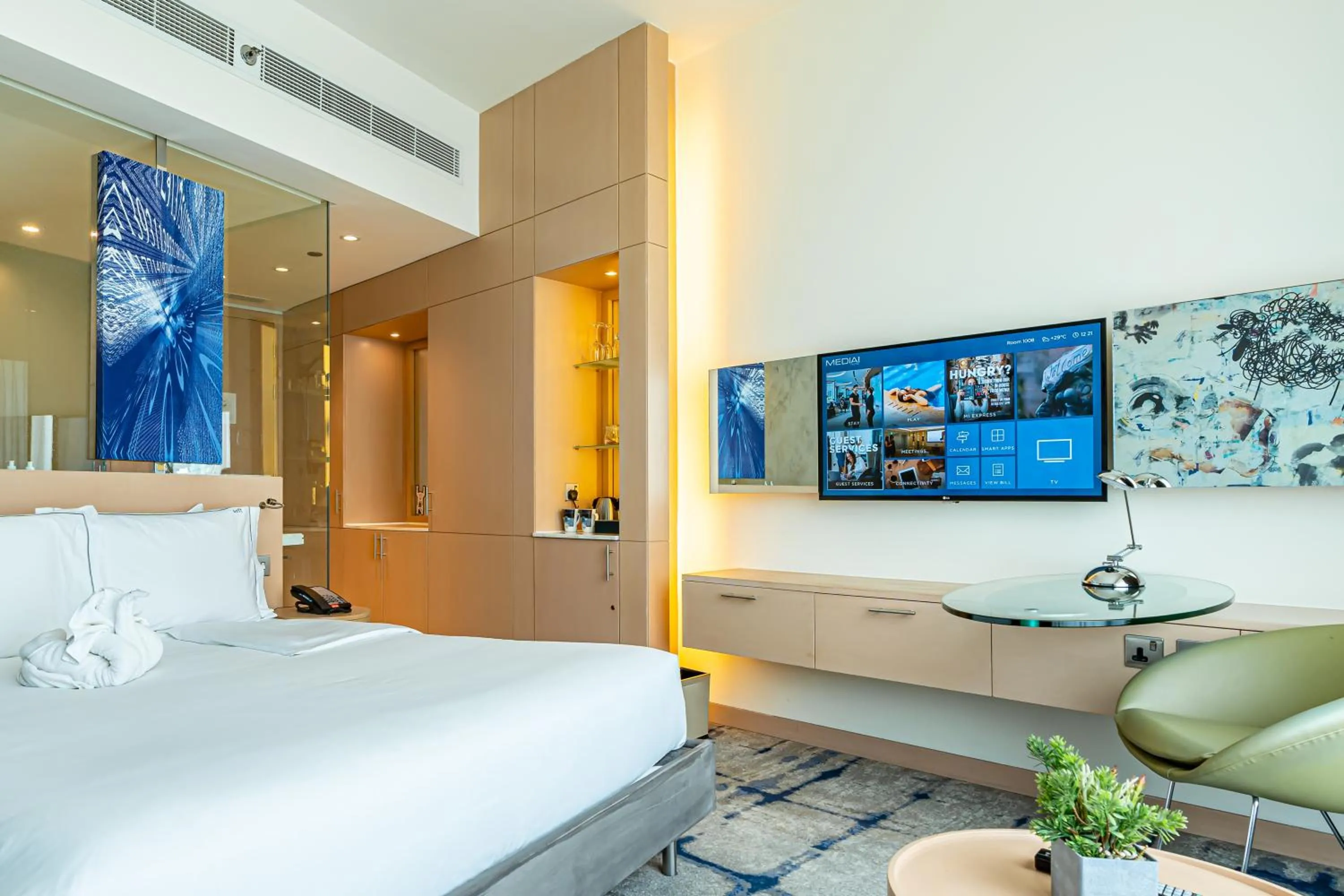 Bed in Media One Hotel