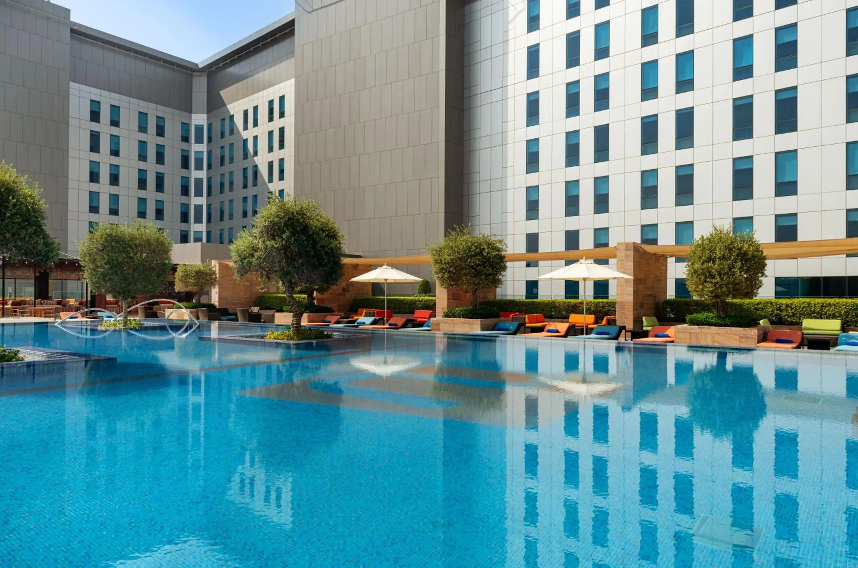 Swimming pool in Aloft Abu Dhabi
