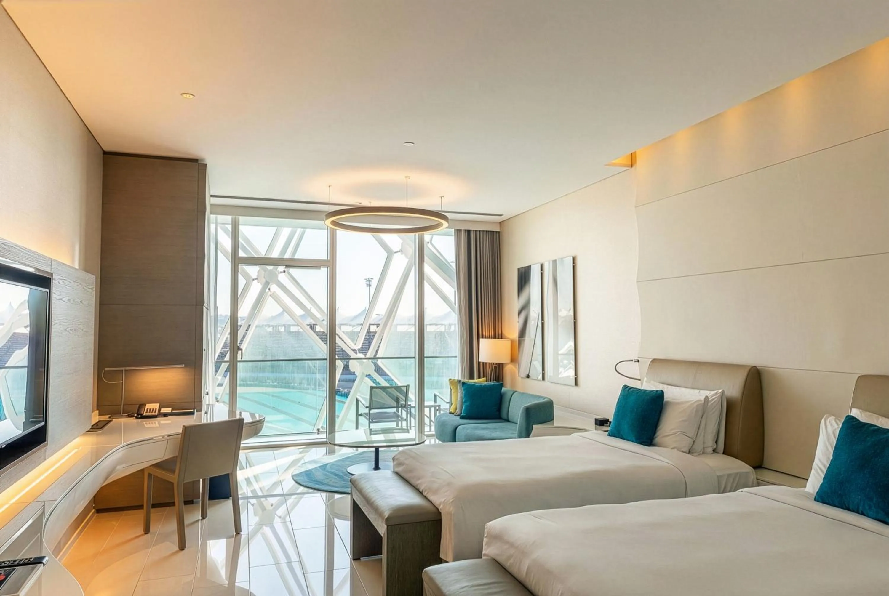 Bedroom, Bed in W Abu Dhabi - Yas Island