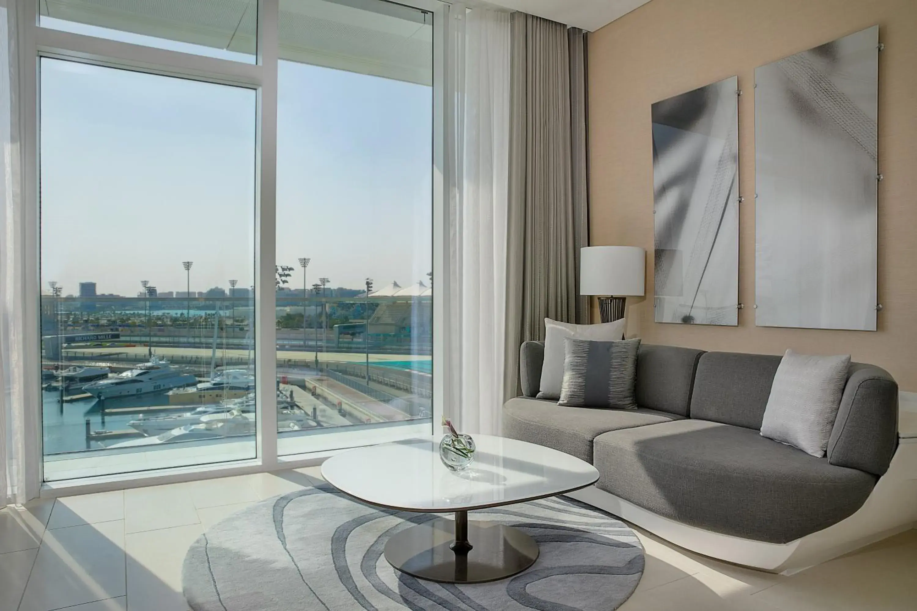 Spectacular, Guest room, 1 King, Race Track view, Balcony with Complimentary Yas Beach Access in W Abu Dhabi - Yas Island Spectacular, Guest room, 1 King, Race Track view, Balcony with Complimentary Yas Beach Access in W Abu Dhabi - Yas Island