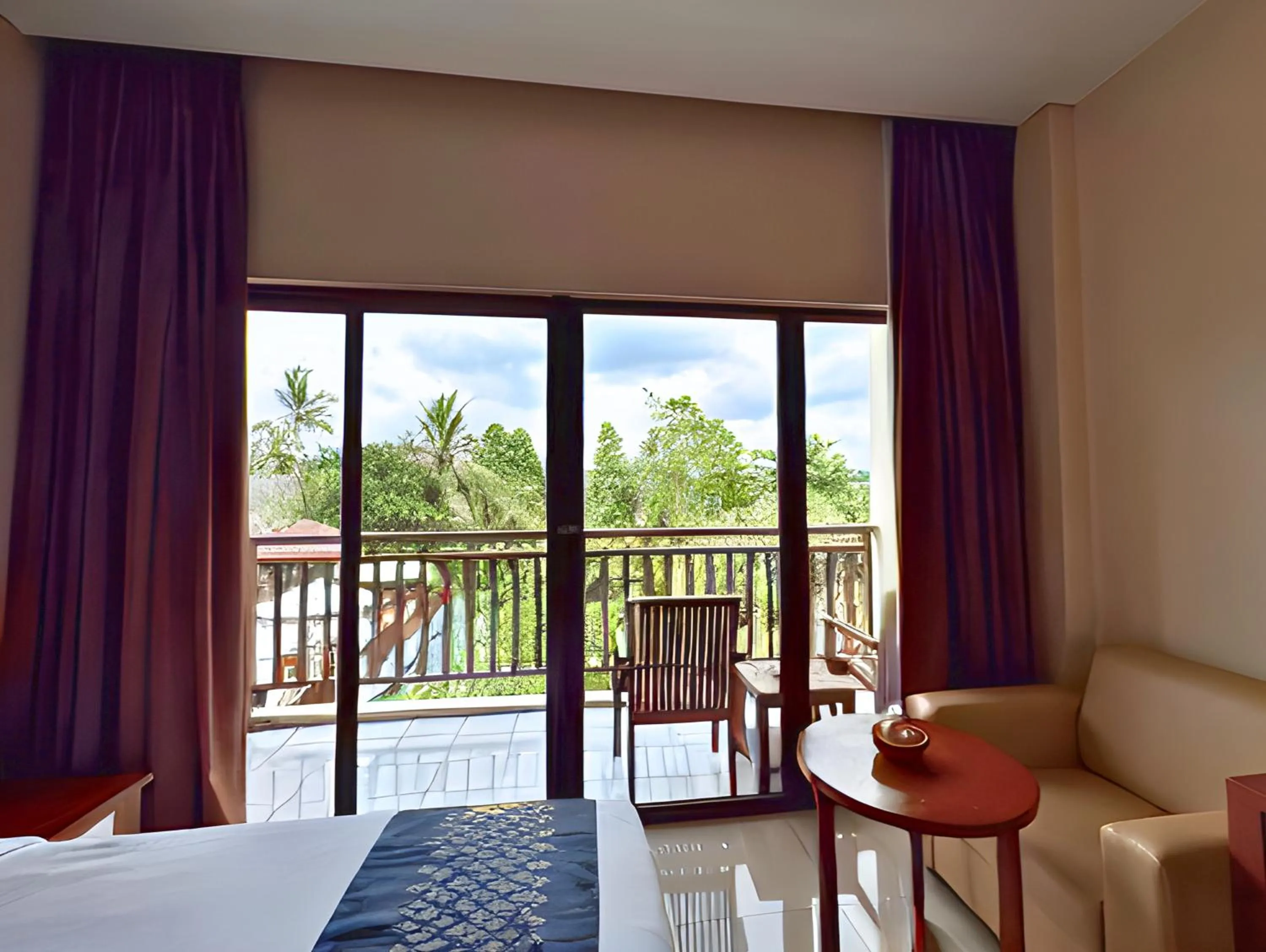 Balcony/Terrace, Bed in Royal Casa Ganesha