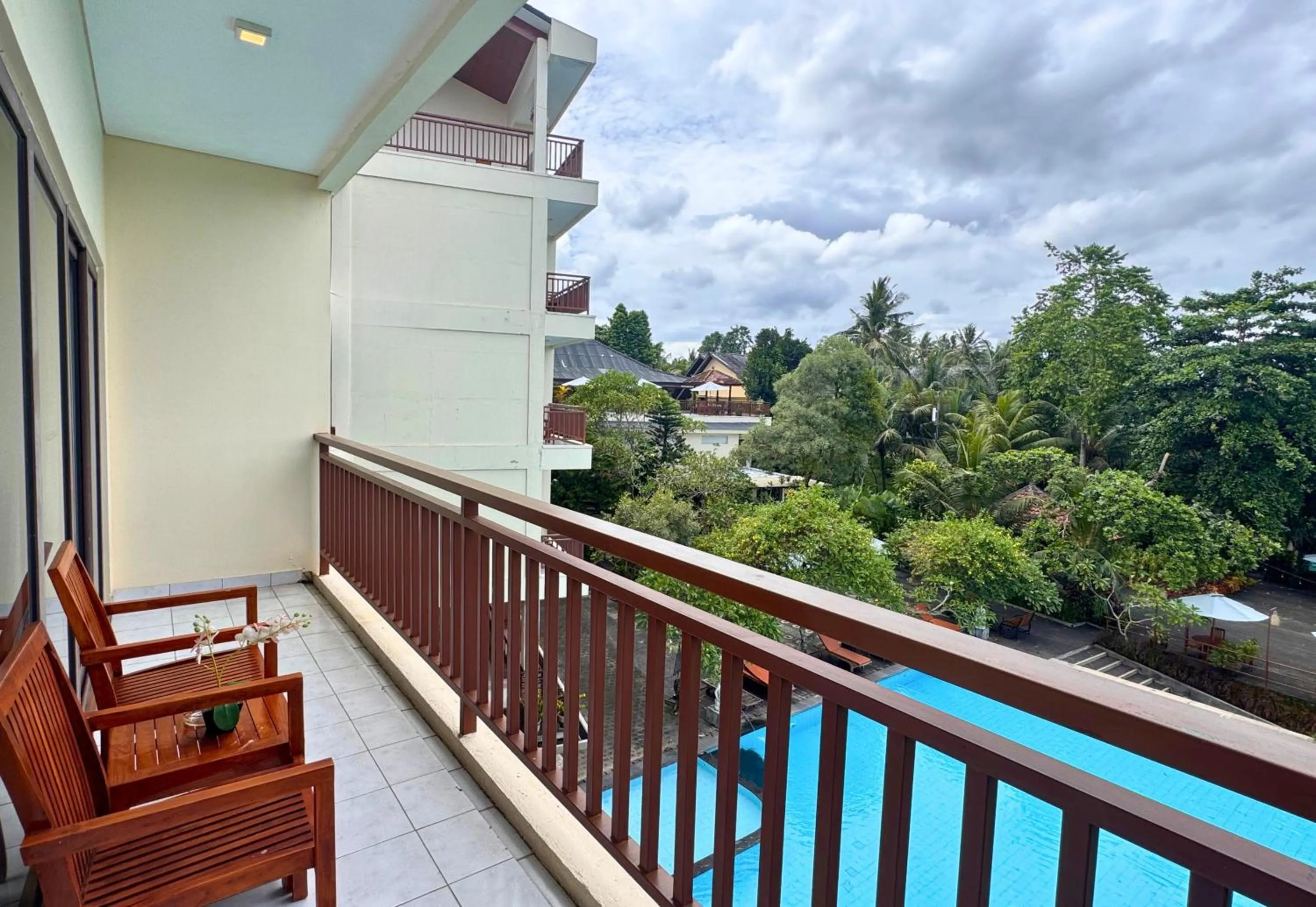 Pool view in Royal Casa Ganesha