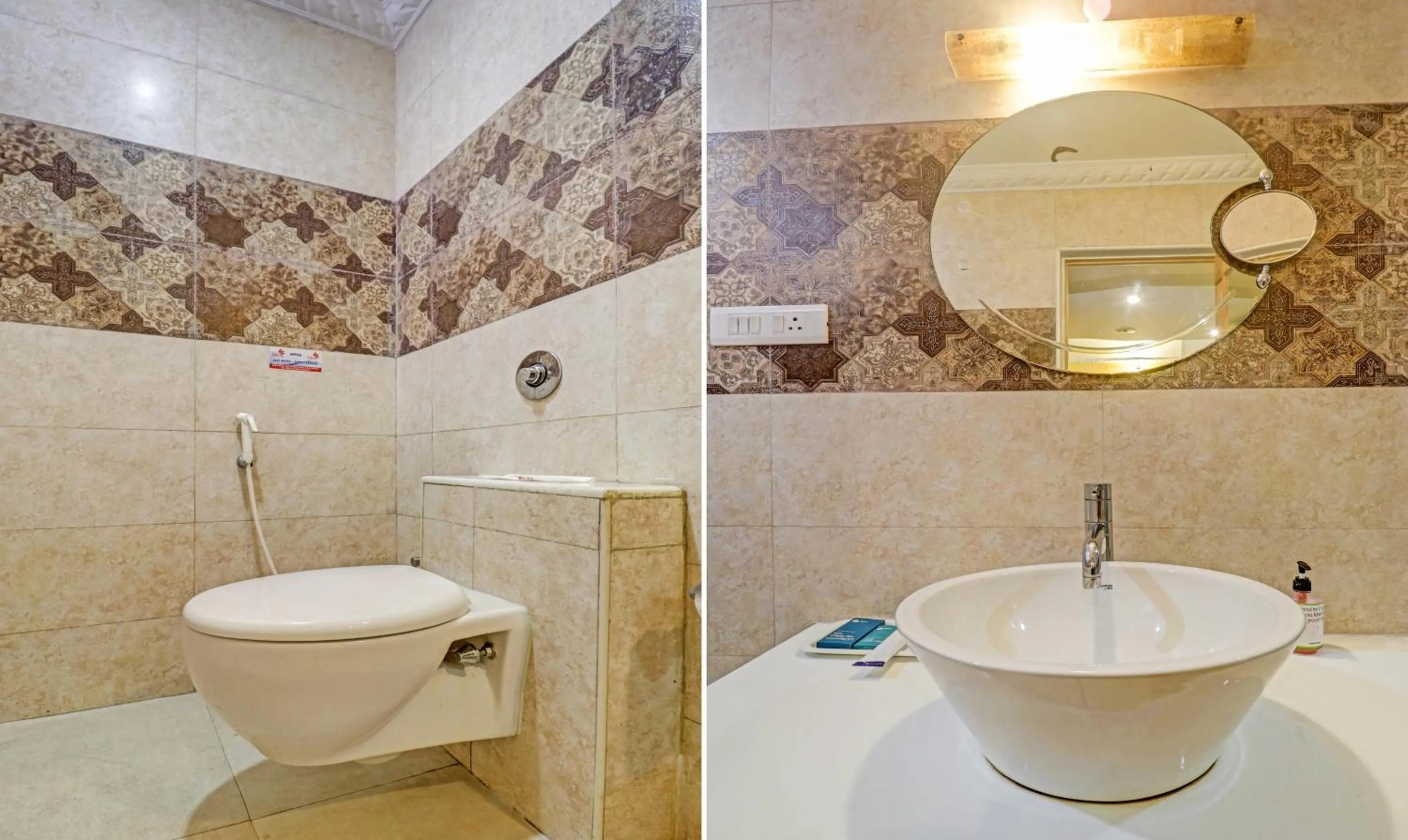 Bathroom in Treebo Komfort Suites, 3 Km From Mysore Palace