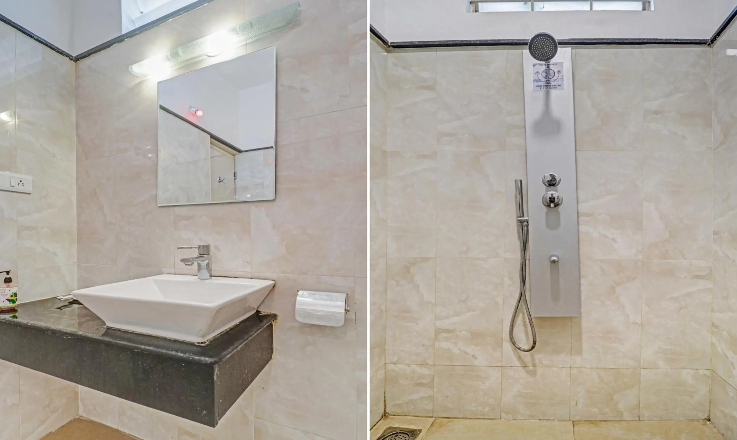 Bathroom in Treebo Komfort Suites, 3 Km From Mysore Palace