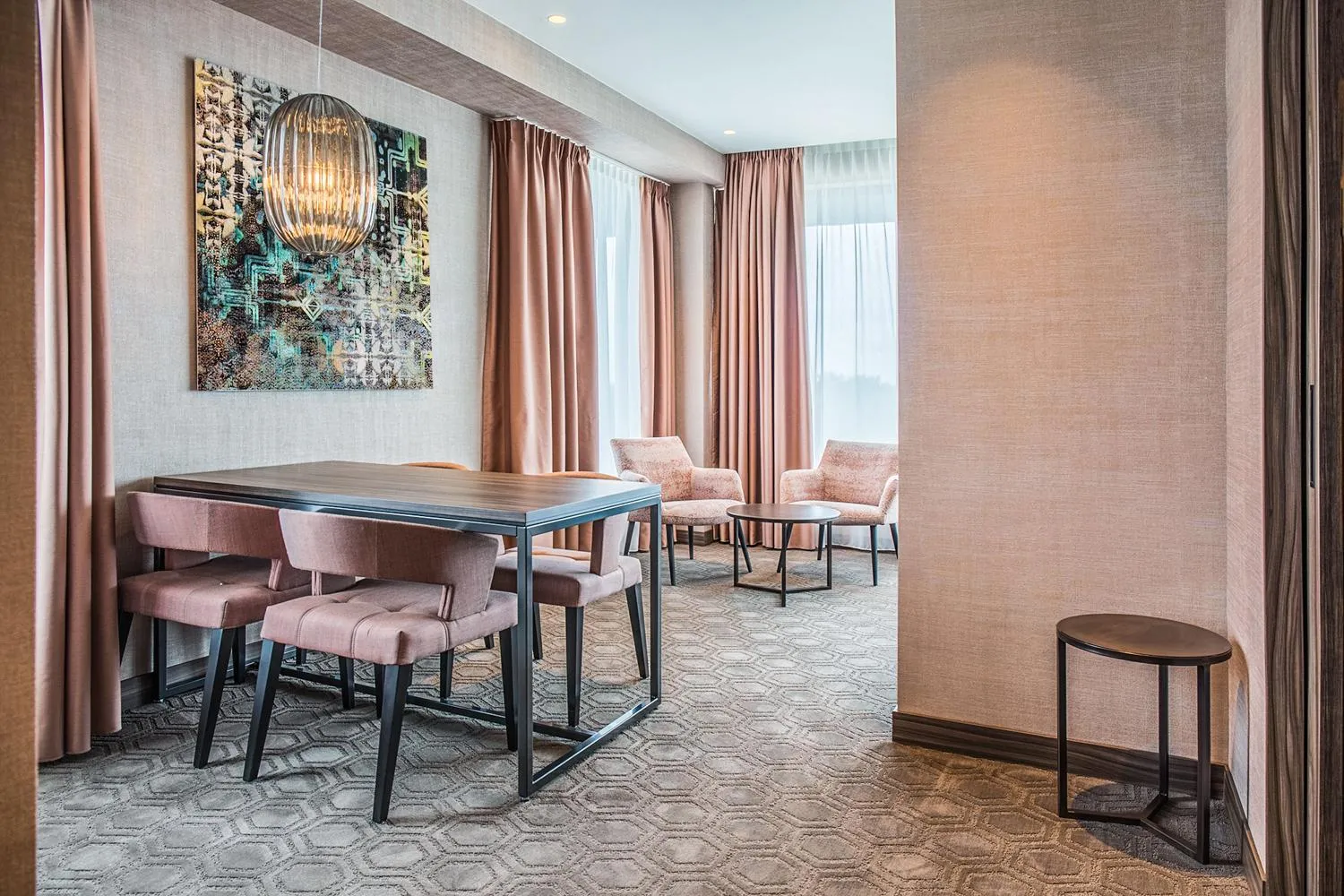 Seating area in Van der Valk Hotel Enschede