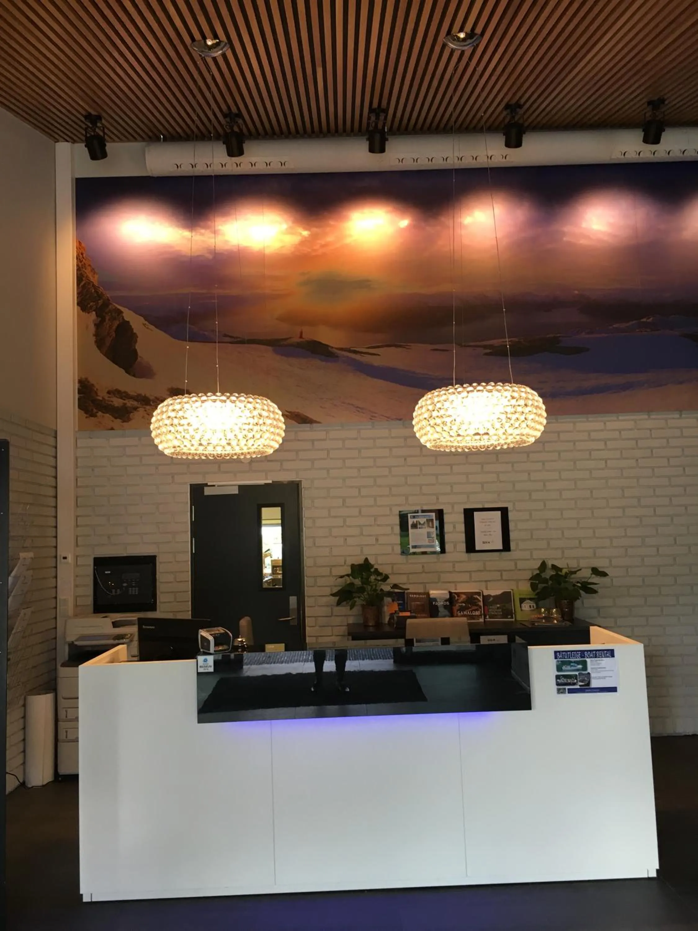 Lobby or reception in Blix Hotel