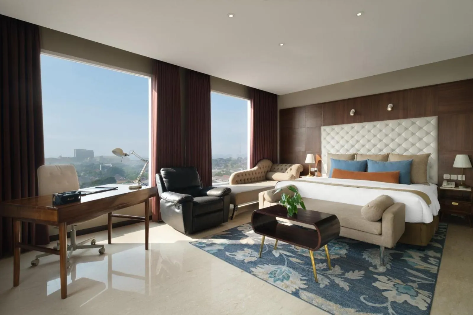 Bed in Grand Tebu Hotel