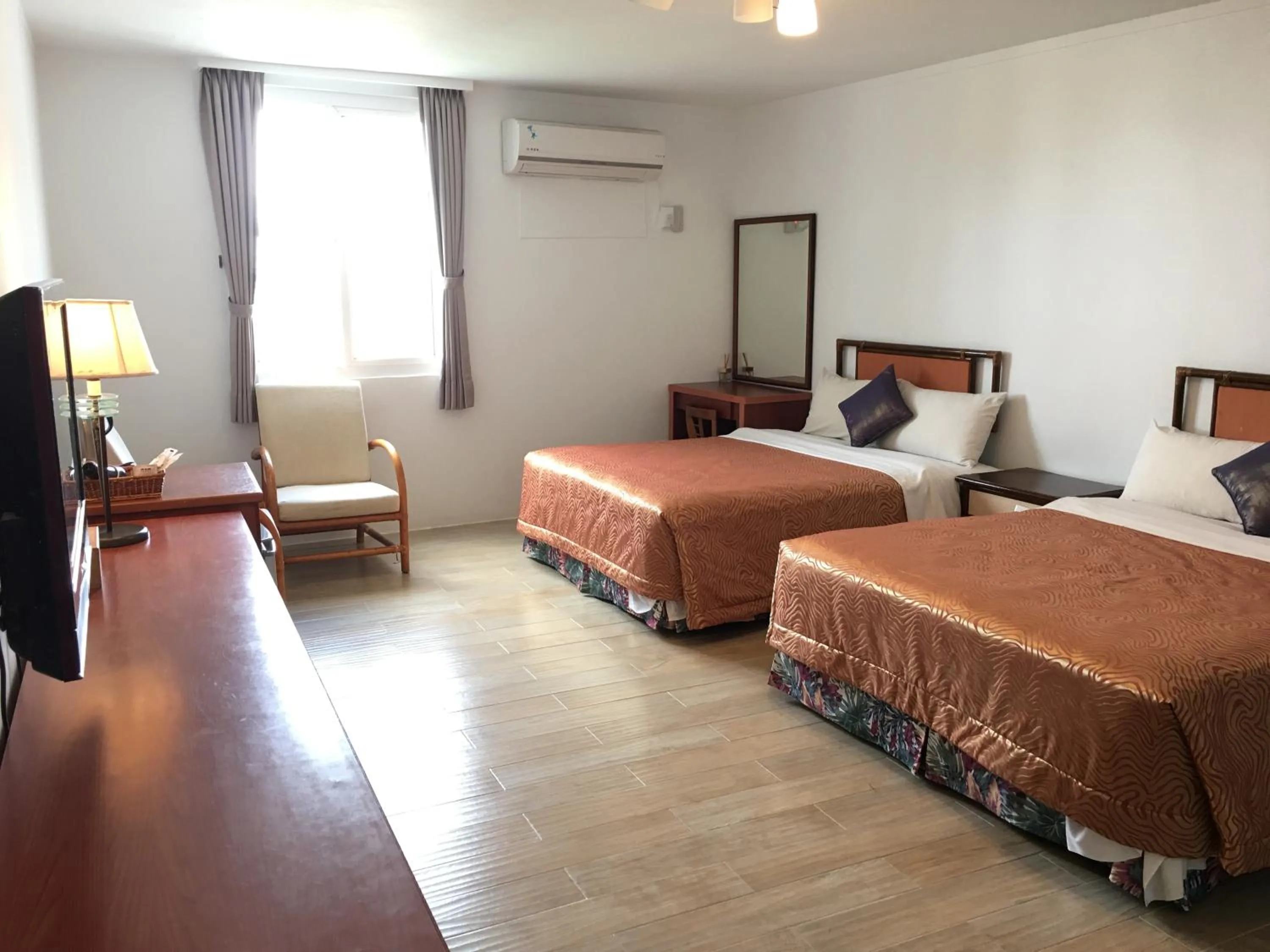 Bedroom, Bed in Palm Tree Hotel Kenting