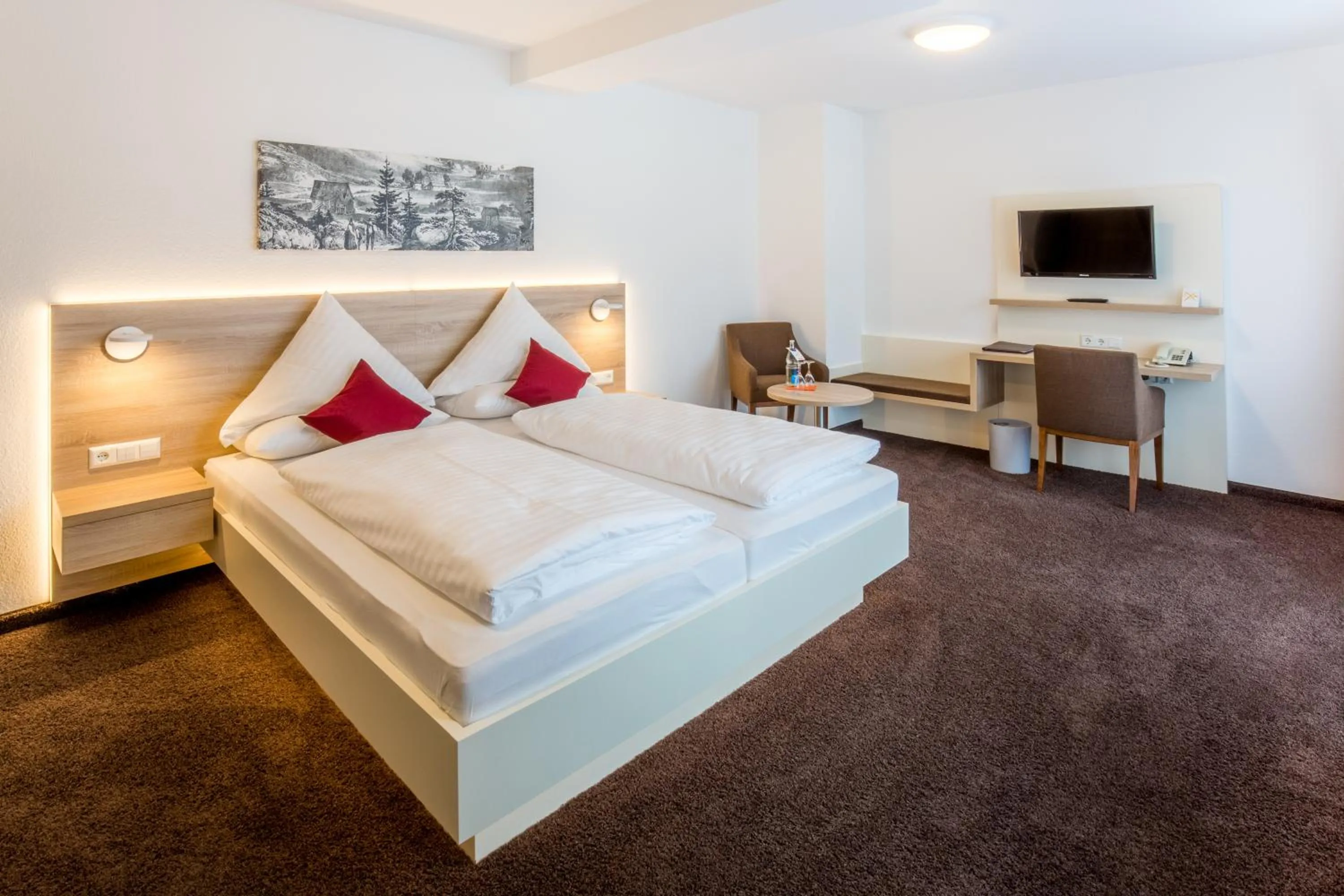 Bed in BSW Schwarzwaldhotel Baiersbronn