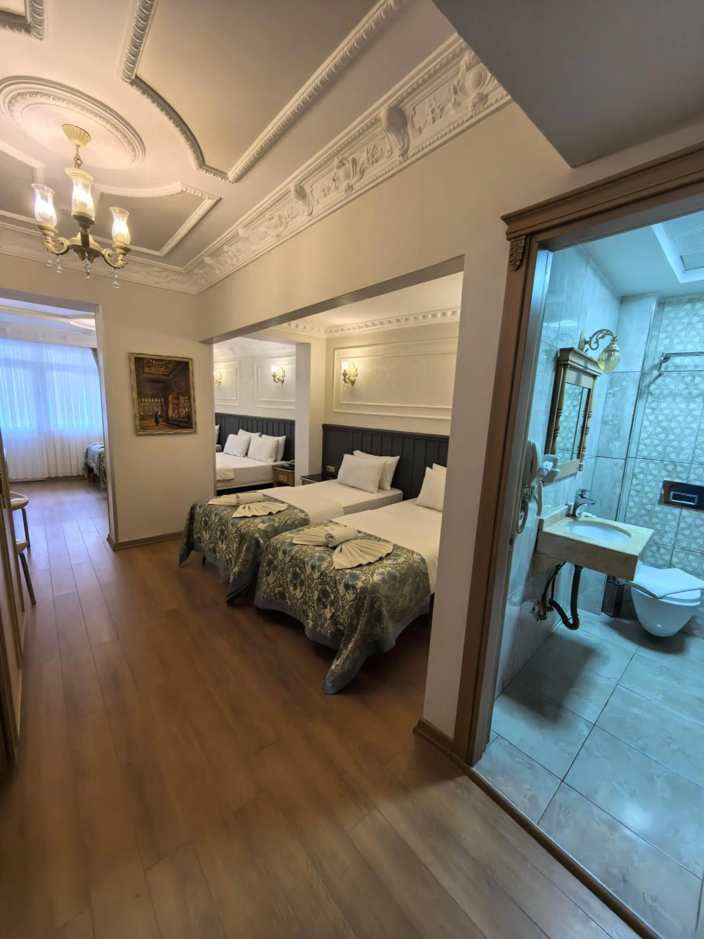 Bed in Apple Tree Hotel