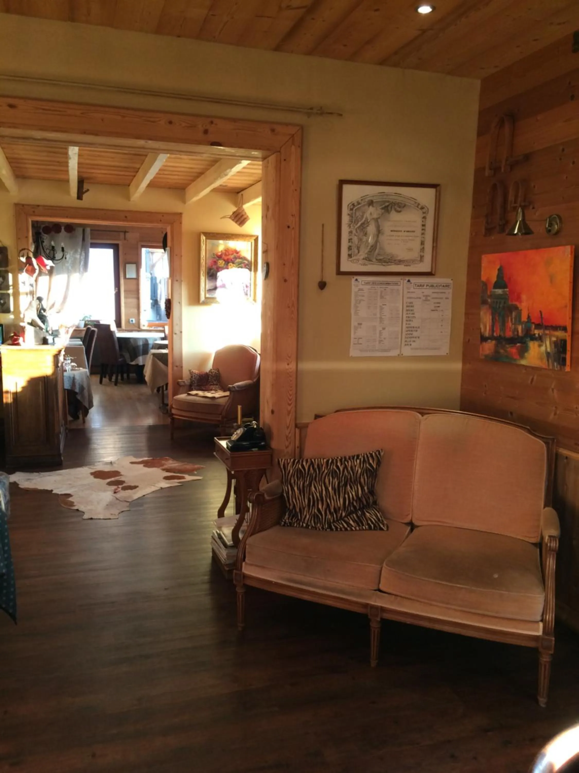 Lobby or reception in Hôtel La Vallée