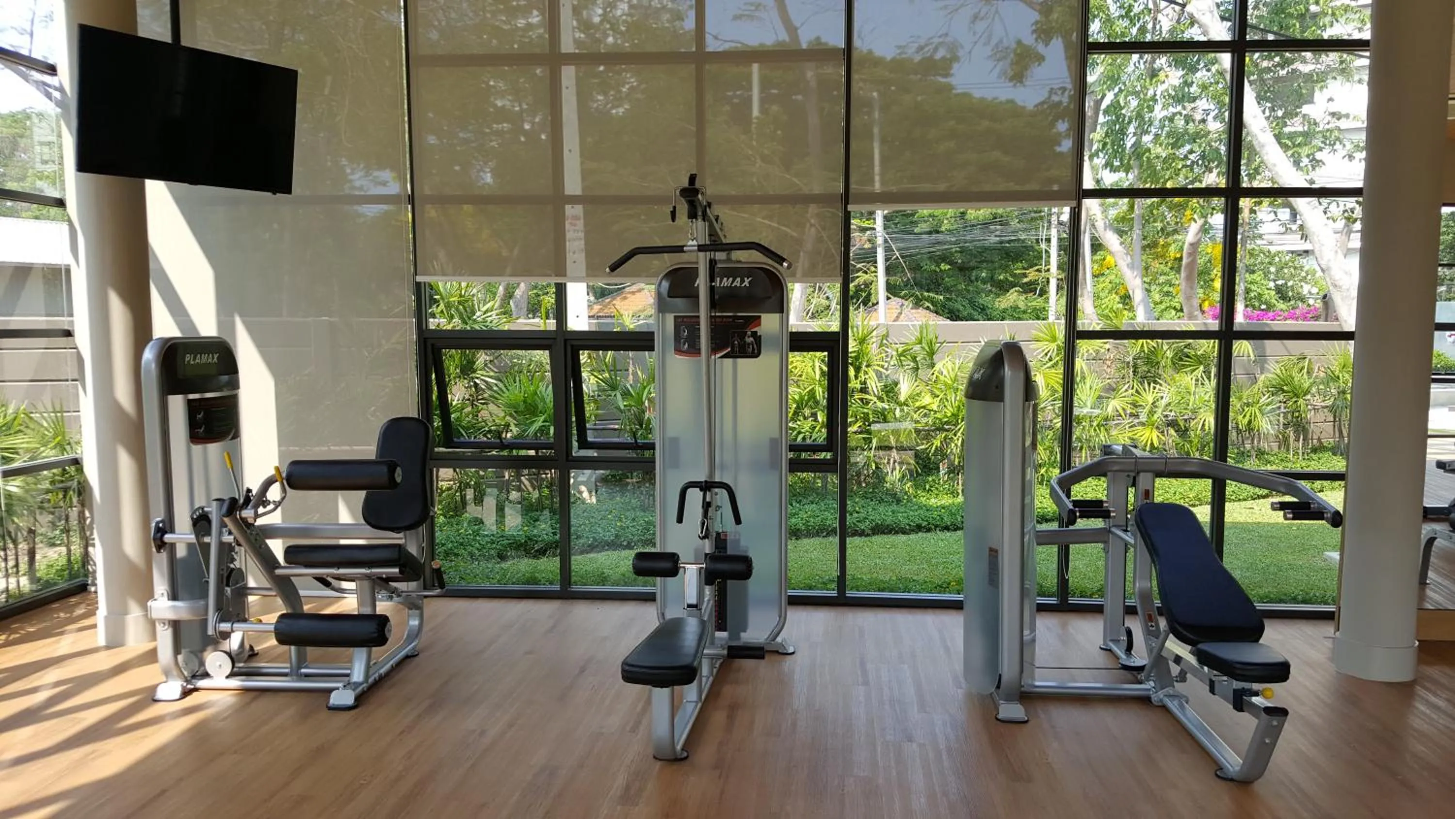 Fitness centre/facilities in The Relaxing Room Pool Access at Rain Resort Condominium Cha Am- Hua Hin