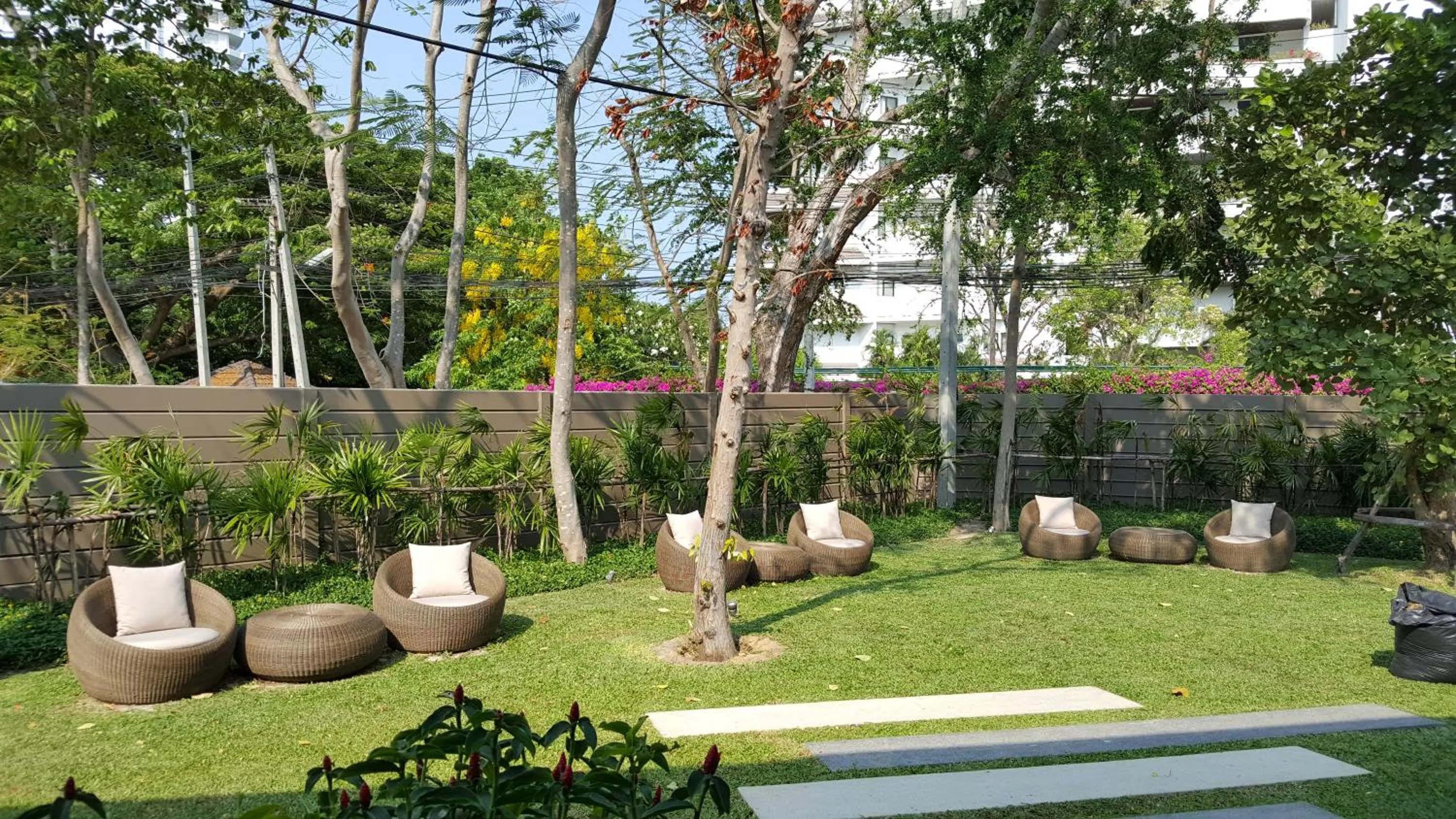 Garden in The Relaxing Room Pool Access at Rain Resort Condominium Cha Am- Hua Hin