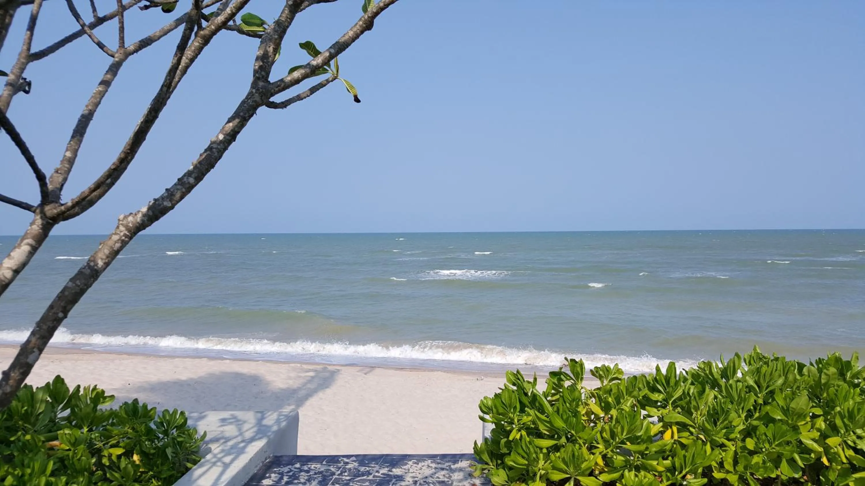 Beach in The Relaxing Room Pool Access at Rain Resort Condominium Cha Am- Hua Hin