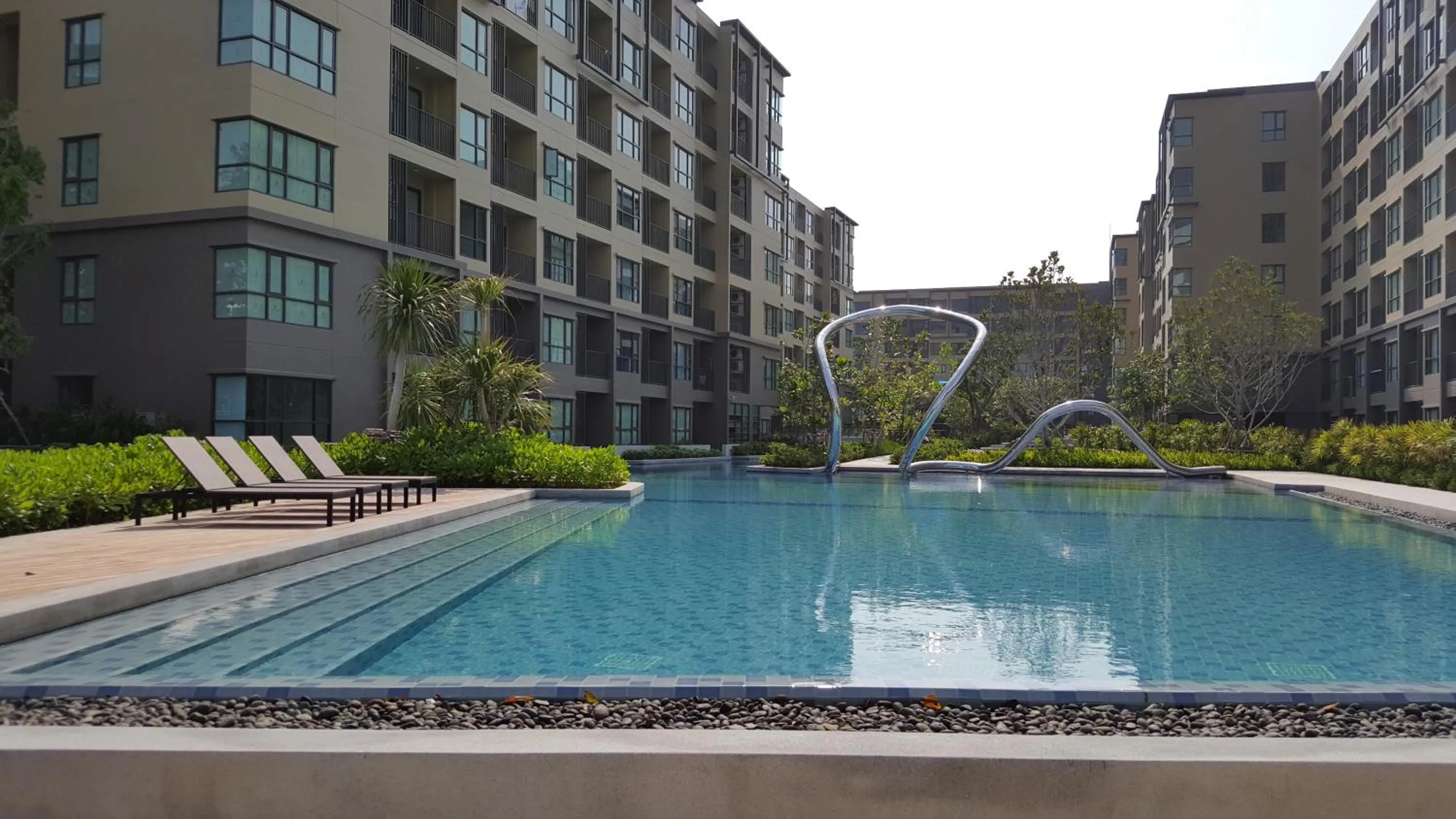 Swimming pool in The Relaxing Room Pool Access at Rain Resort Condominium Cha Am- Hua Hin