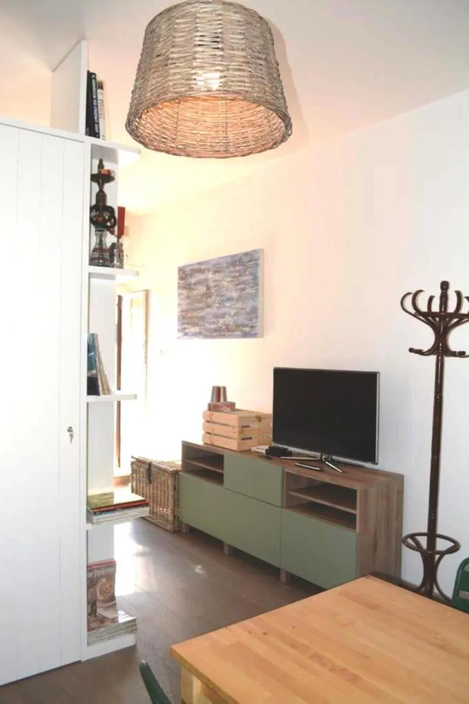 Communal lounge/ TV room in L'Attichetto di Ponte Milvio a Roma Centro