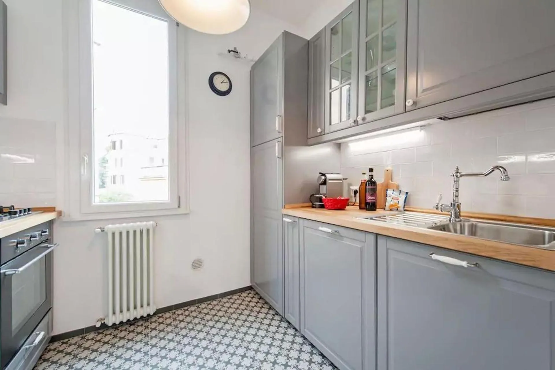 Kitchen or kitchenette in L'Attichetto di Ponte Milvio a Roma Centro