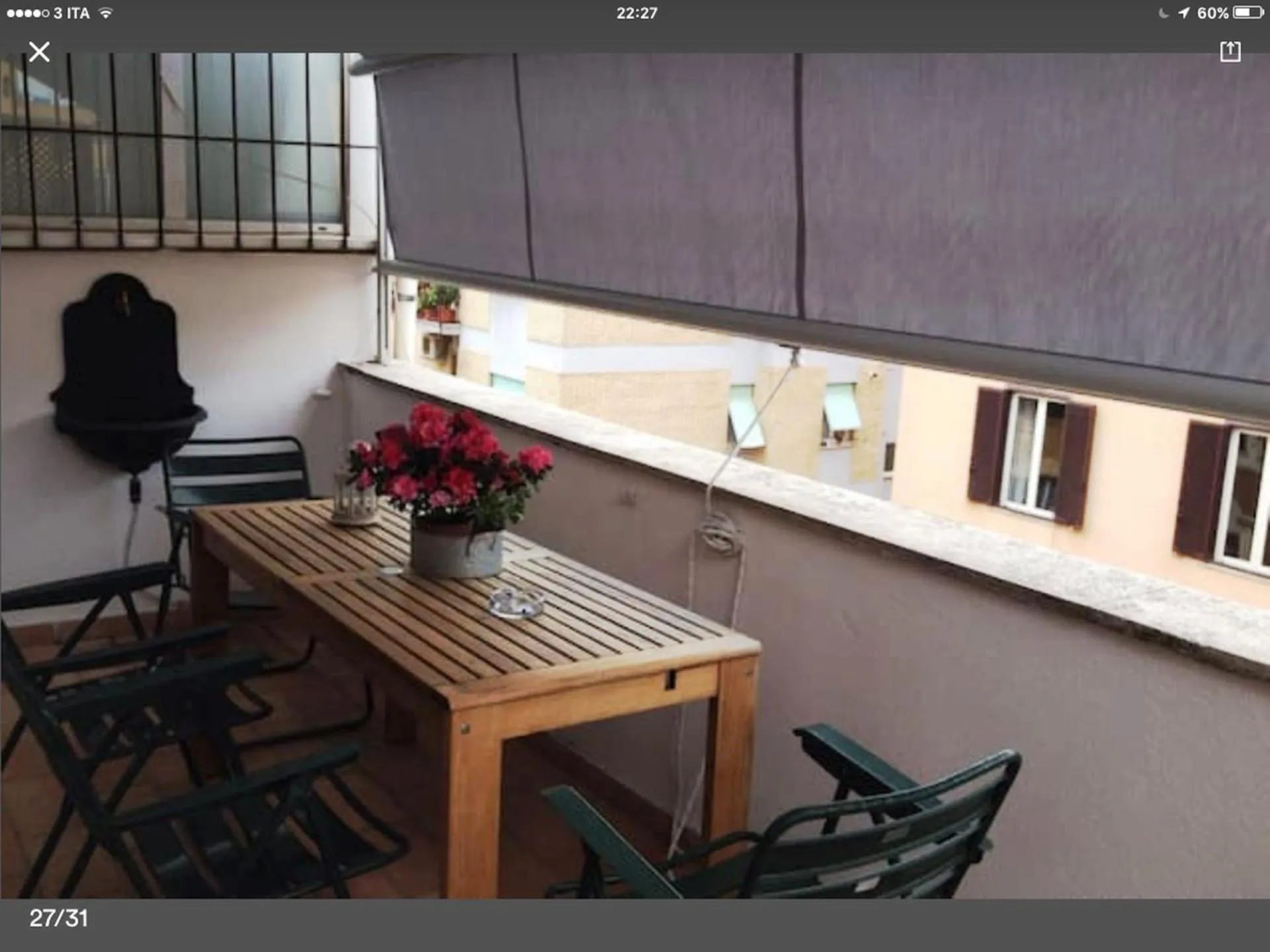 Balcony/Terrace in L'Attichetto di Ponte Milvio a Roma Centro
