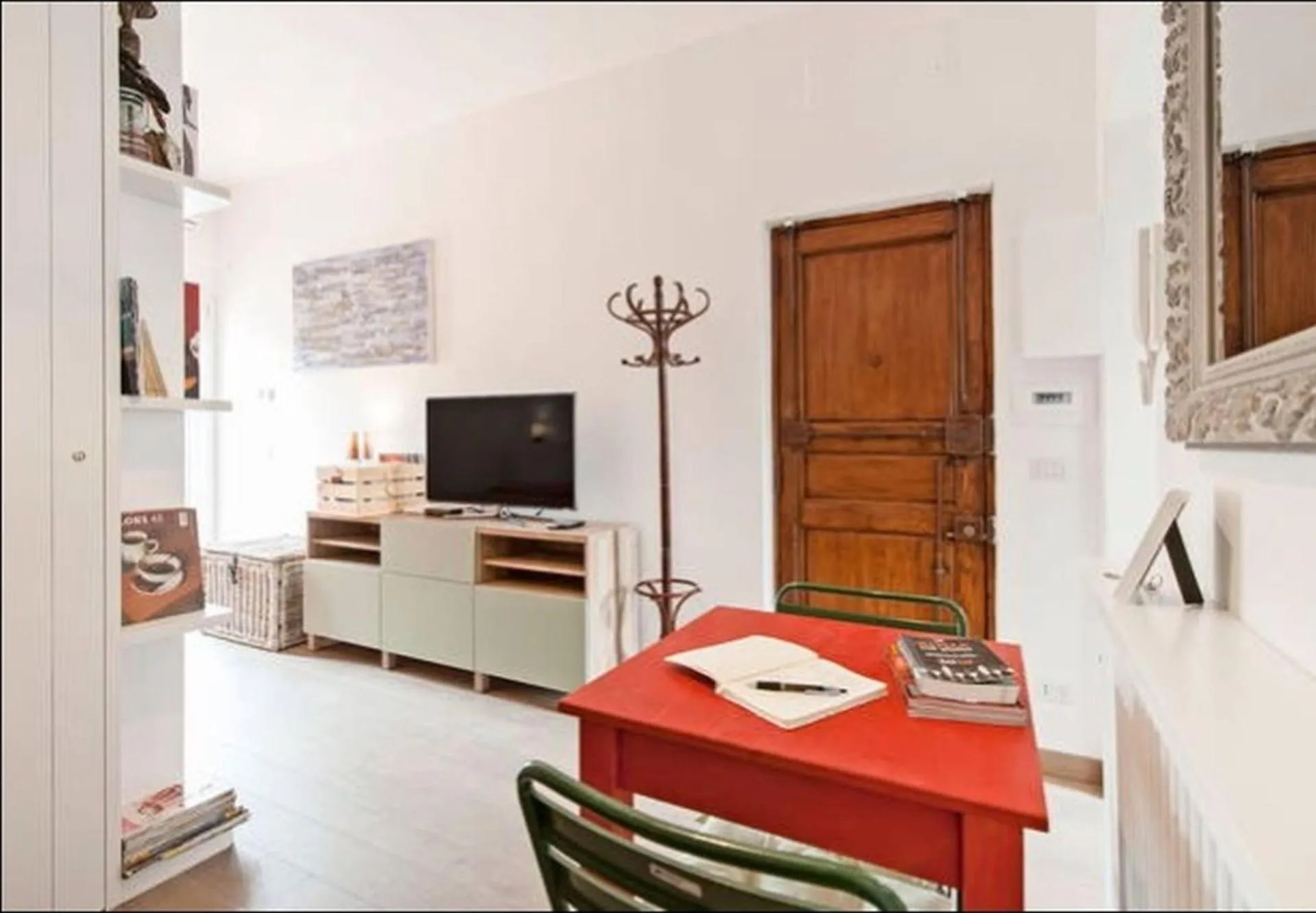 Living room in L'Attichetto di Ponte Milvio a Roma Centro