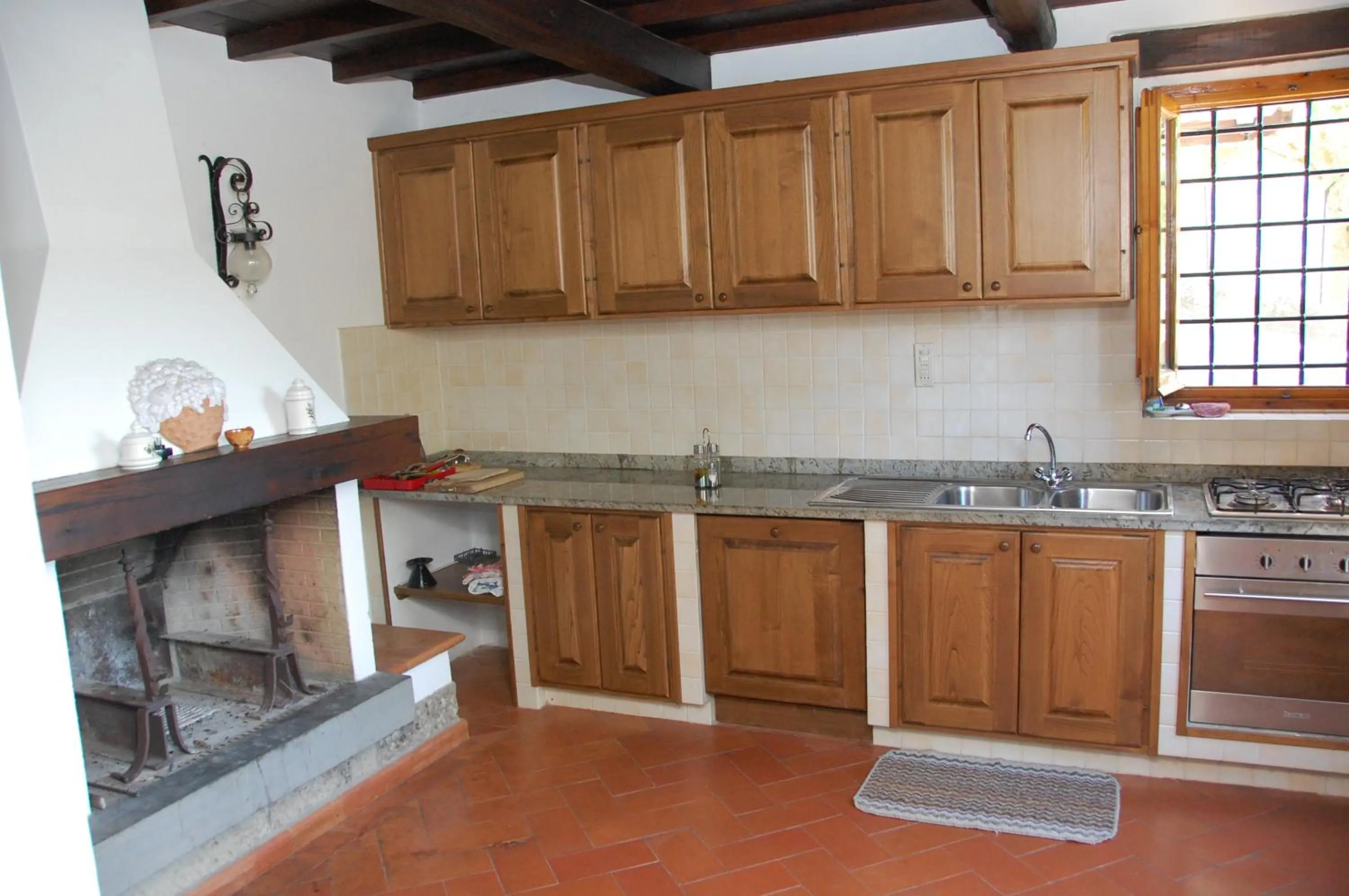 Kitchen or kitchenette in Agriturismo Casapasserini