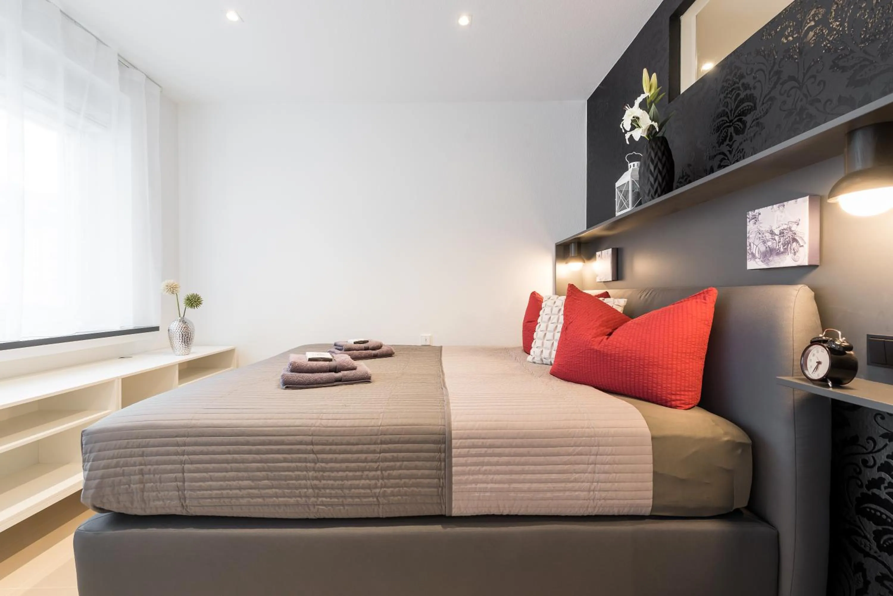 Bedroom, Bed in Friedrich Boutique-Apartments