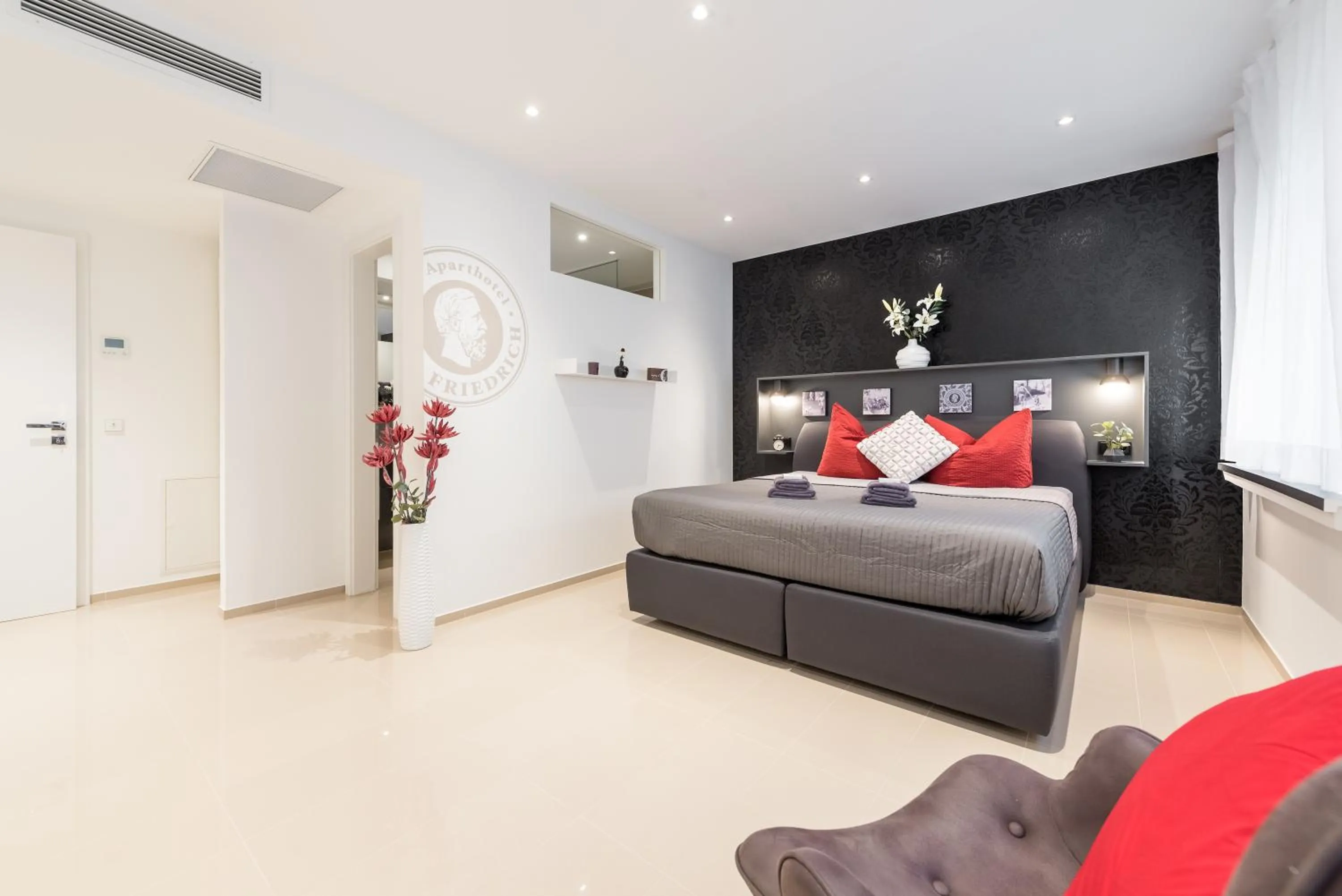 Bedroom, Bed in Friedrich Boutique-Apartments