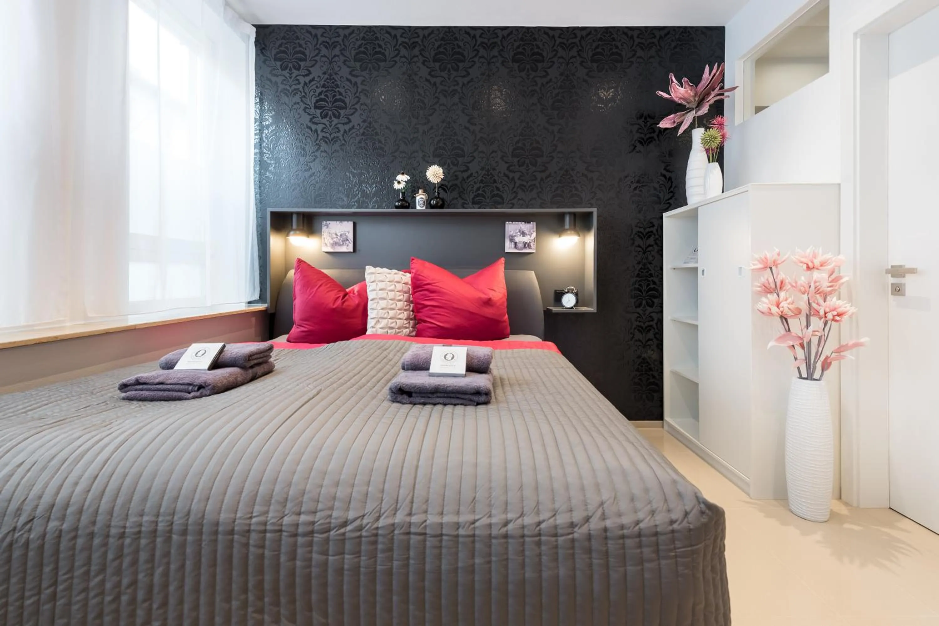 Bedroom, Bed in Friedrich Boutique-Apartments