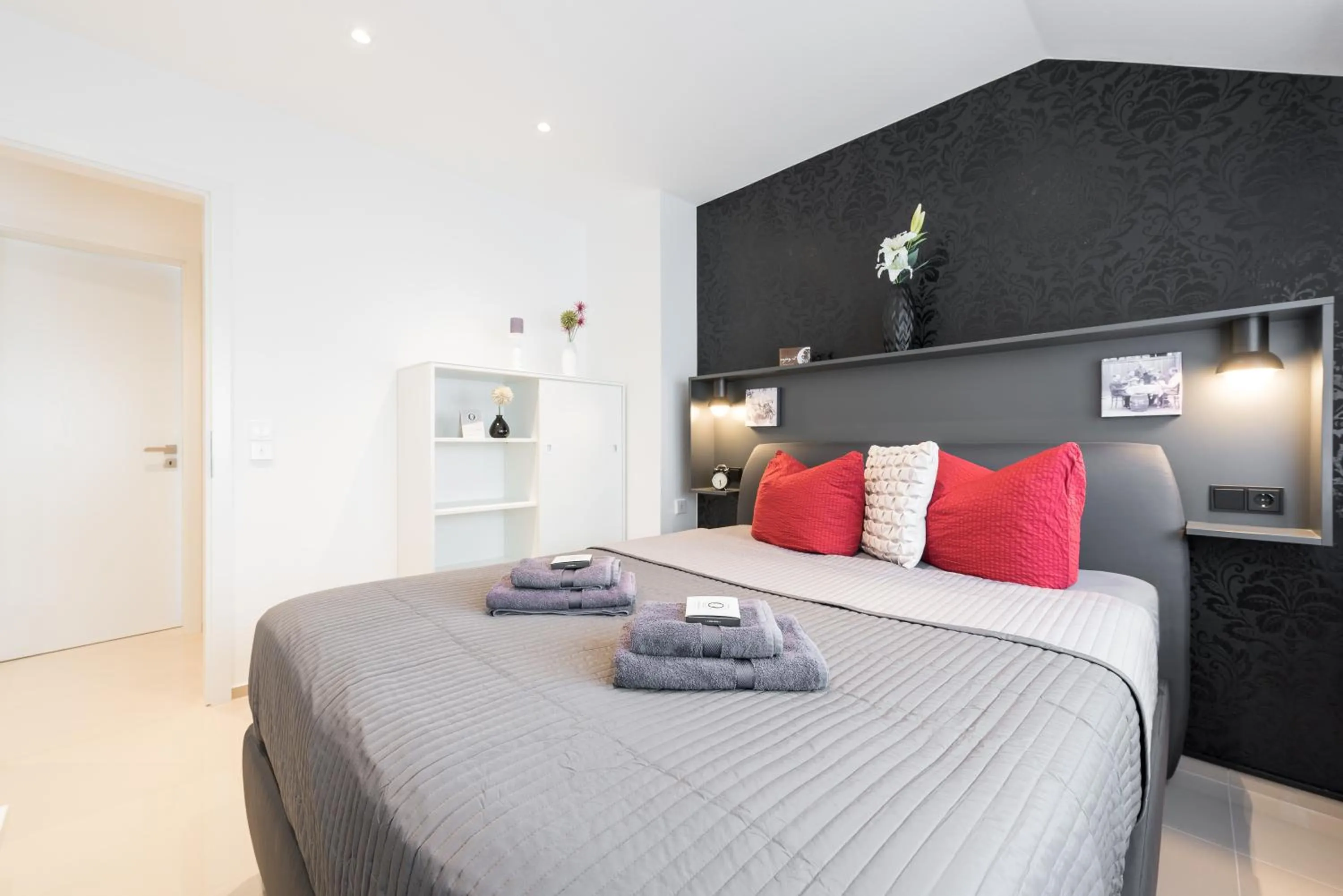 Bedroom, Bed in Friedrich Boutique-Apartments