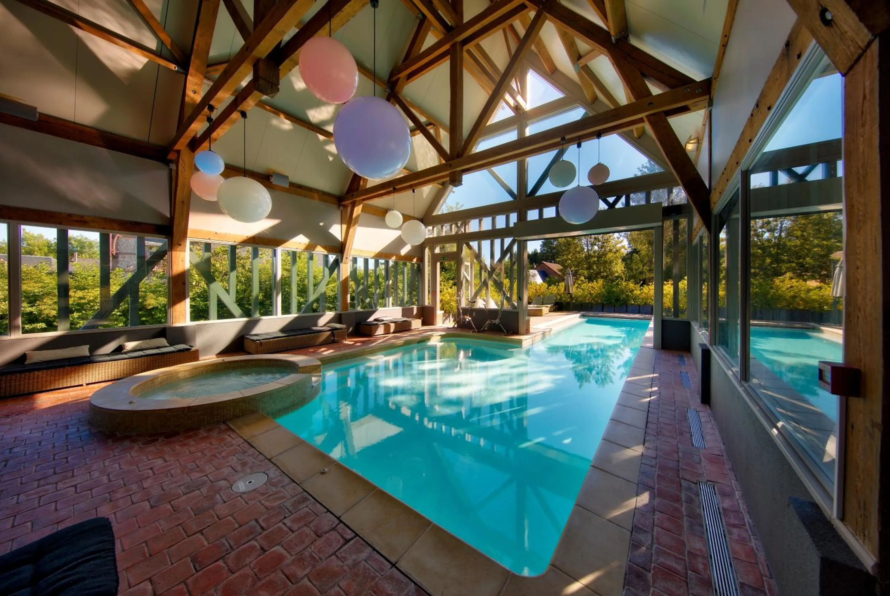 Swimming pool in Hotel Du Grand Cerf & Spa