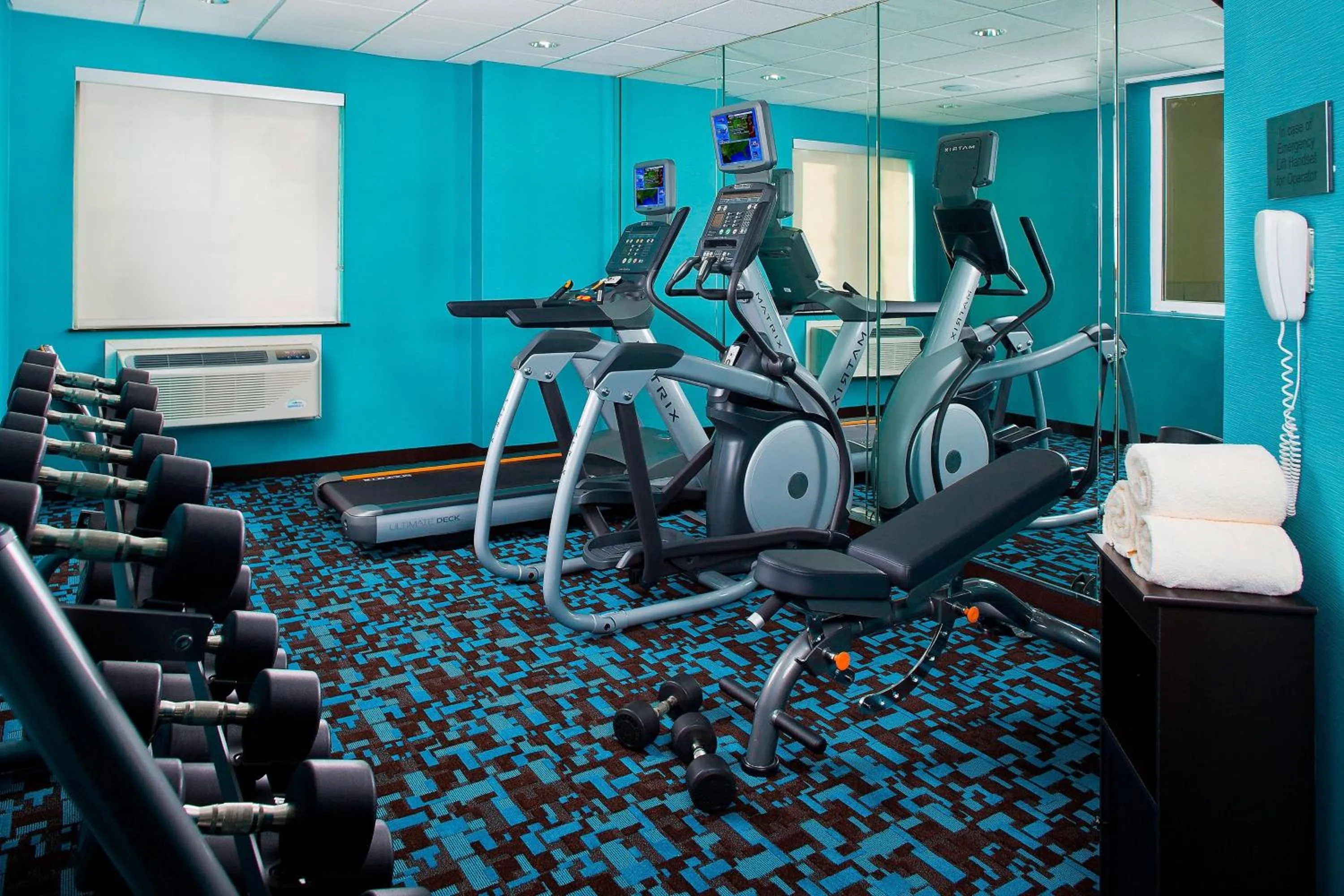 Fitness centre/facilities in Fairfield Inn & Suites Houston Hobby Airport