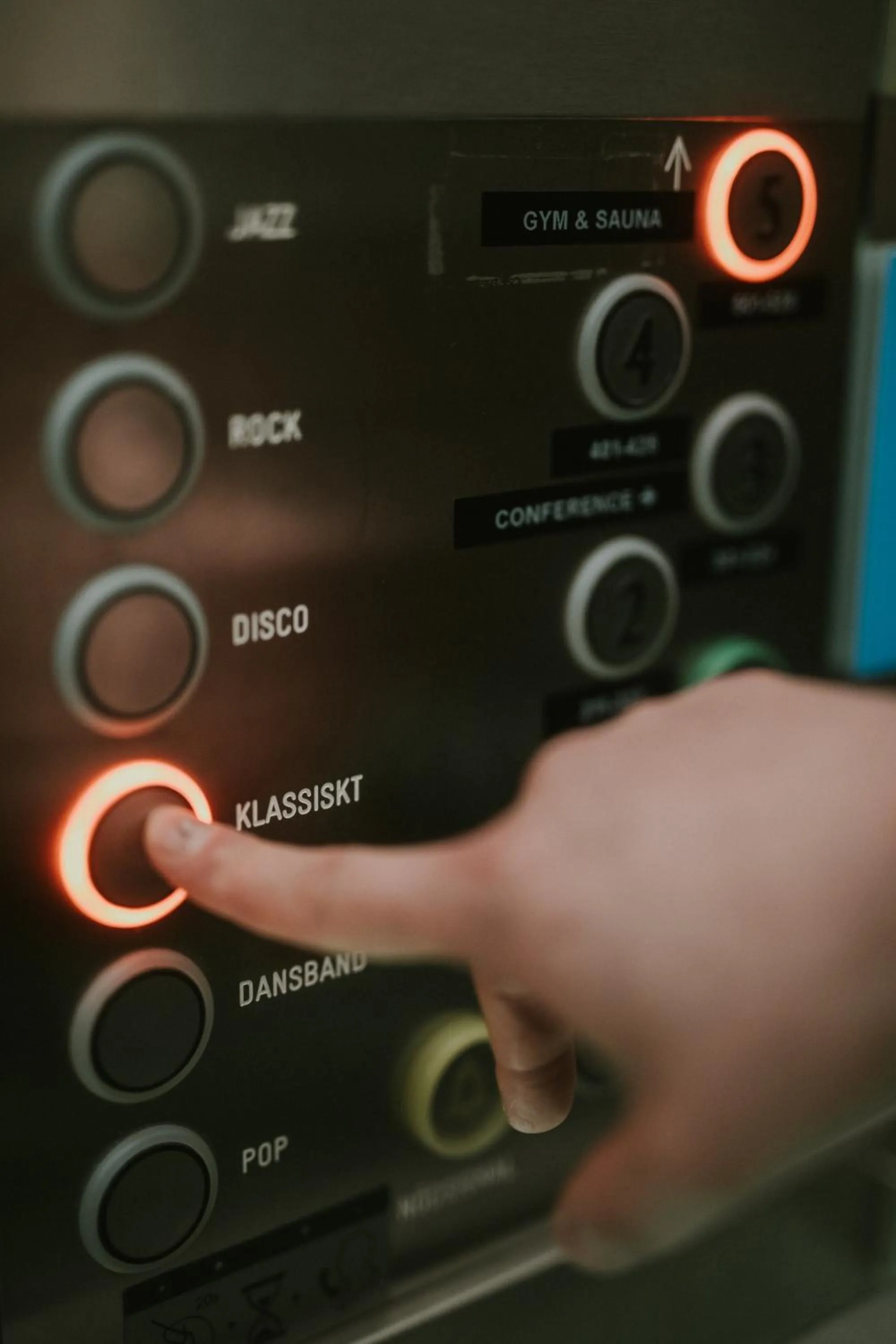 elevator in Comfort Hotel Jazz, Borås