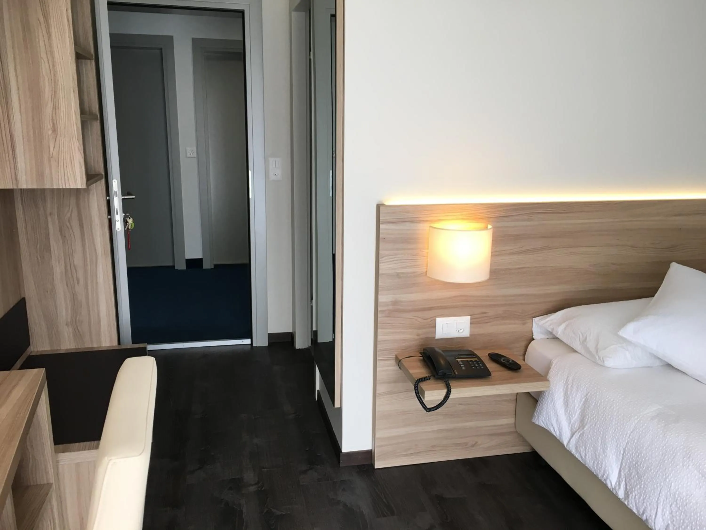 Decorative detail, Bed in Hôtel de Chailly