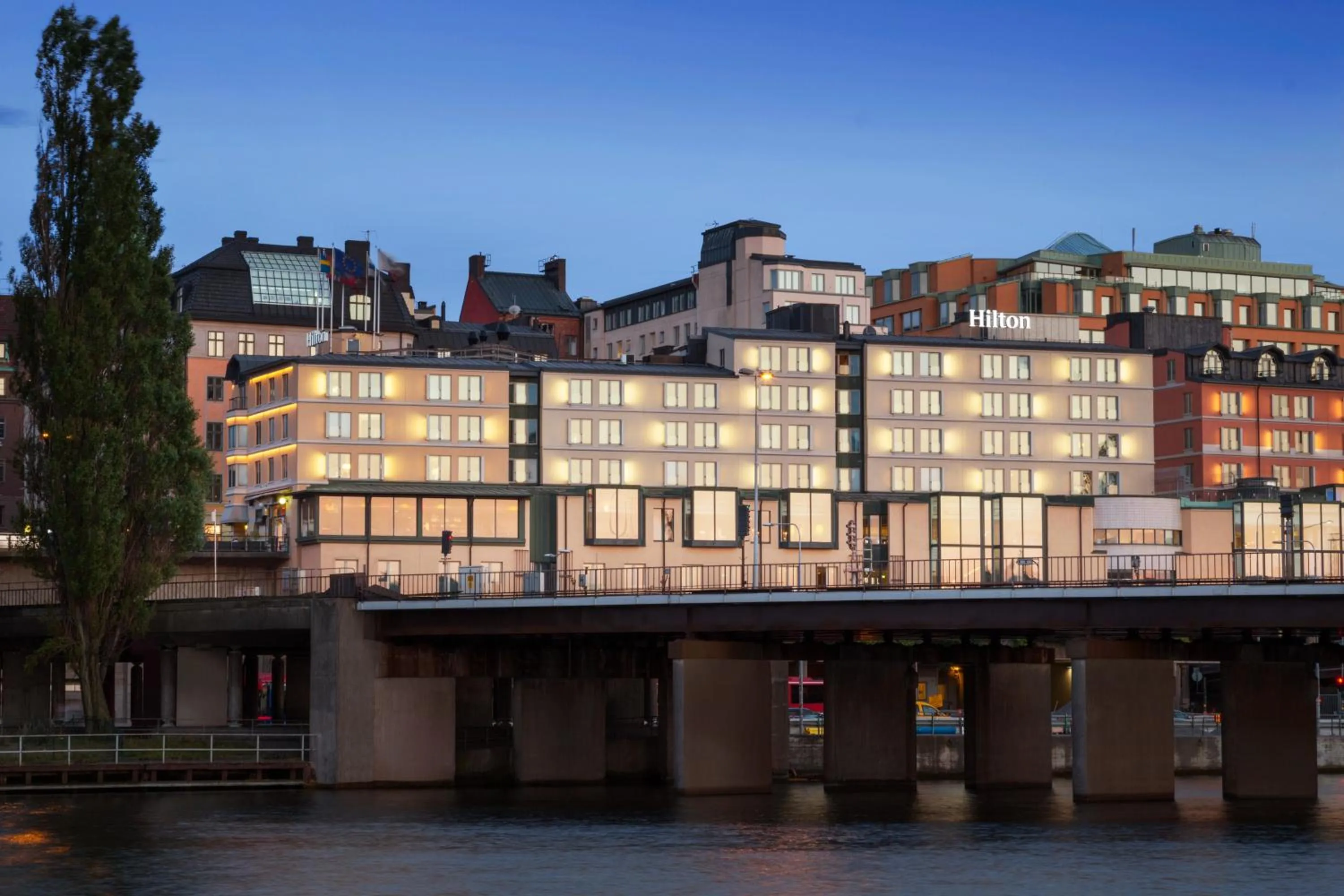 Property building in Hilton Stockholm Slussen Hotel