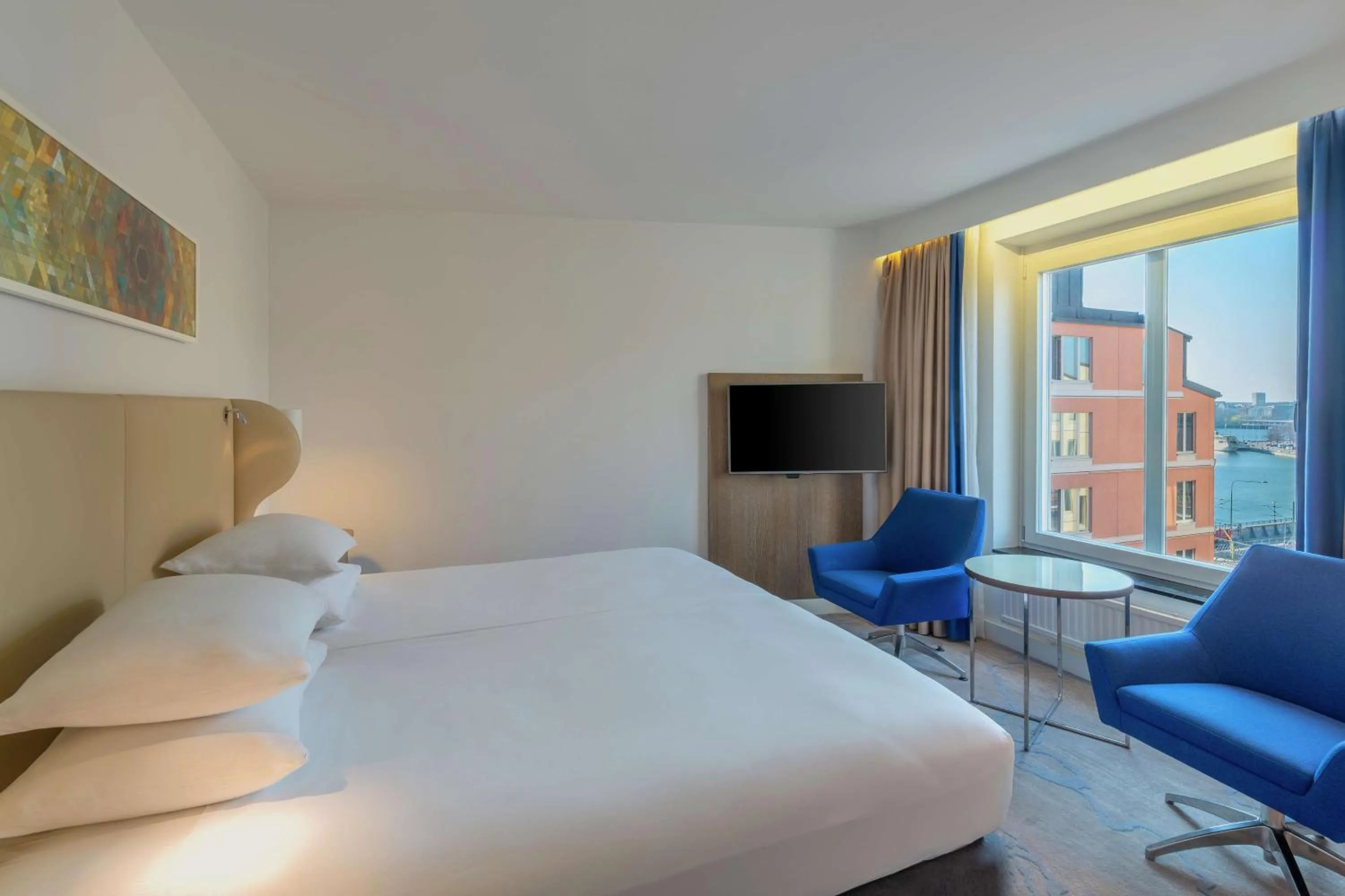 Bedroom, Bed in Hilton Stockholm Slussen Hotel