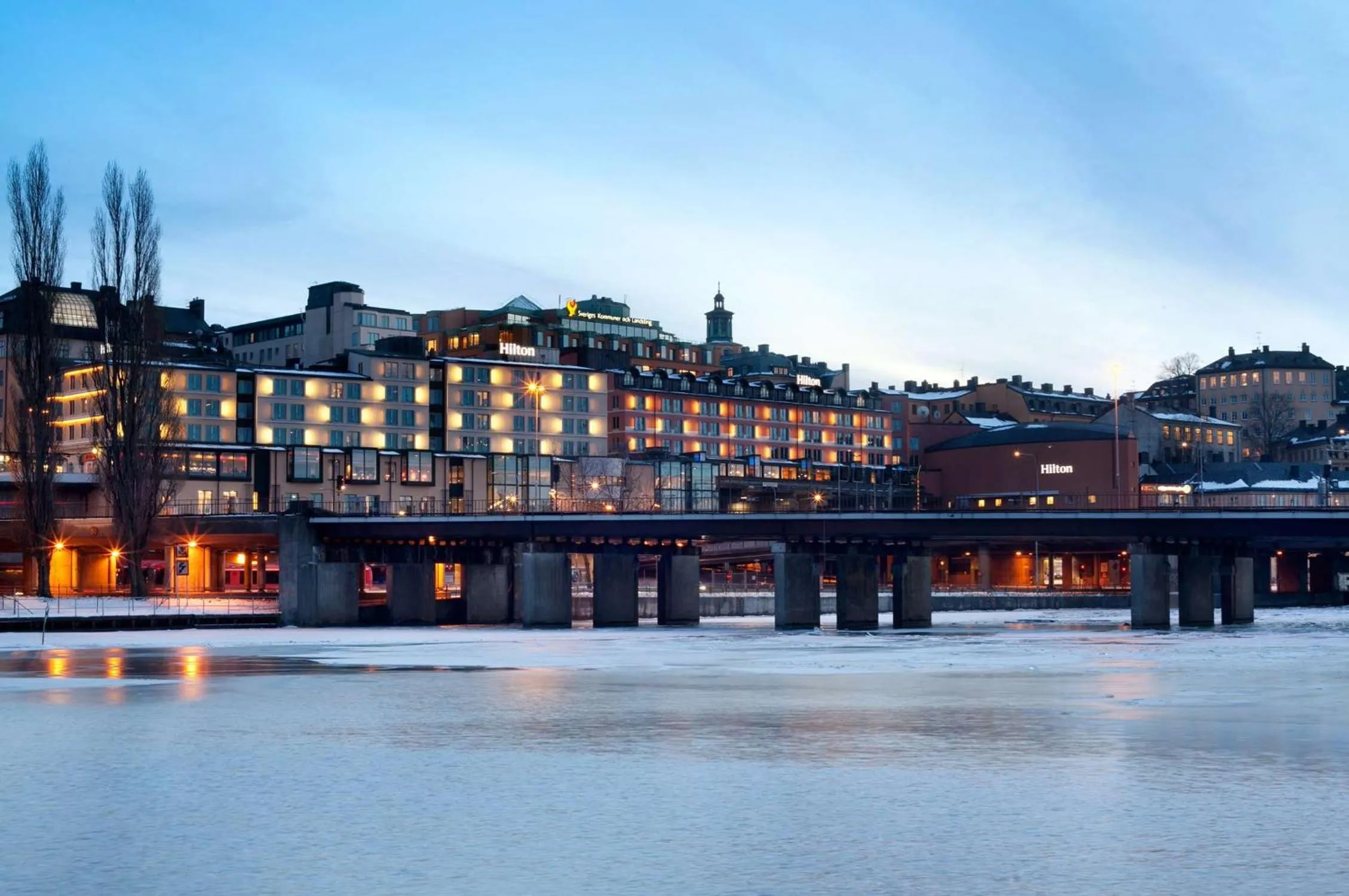 Property building in Hilton Stockholm Slussen Hotel