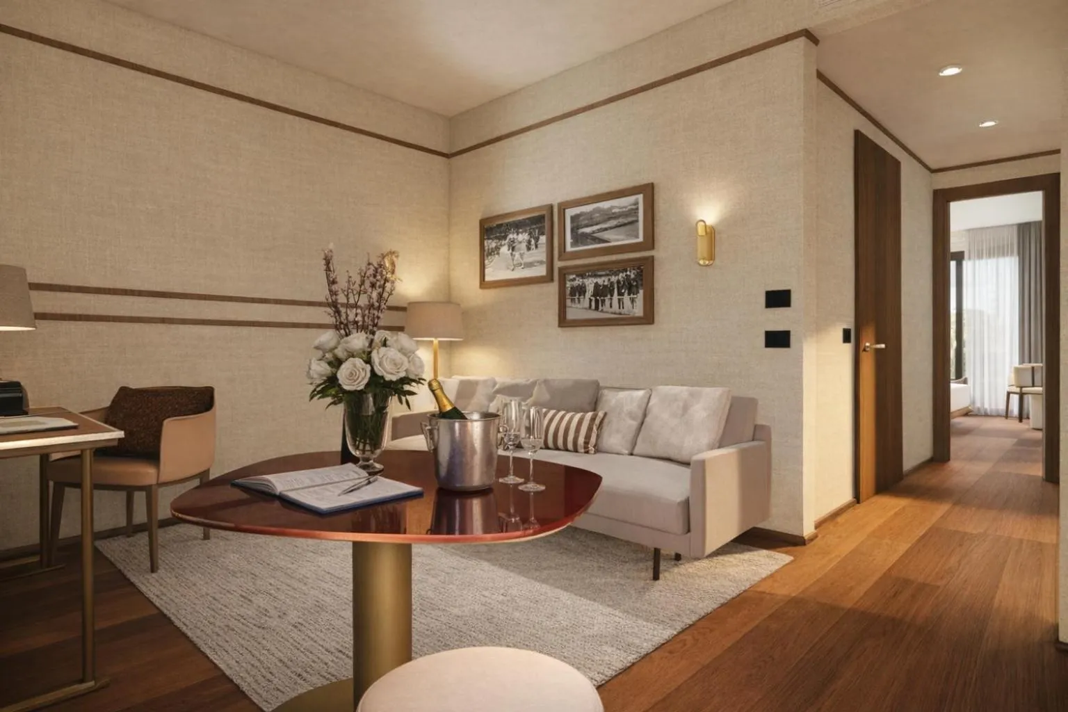 Living room in MarePineta Resort