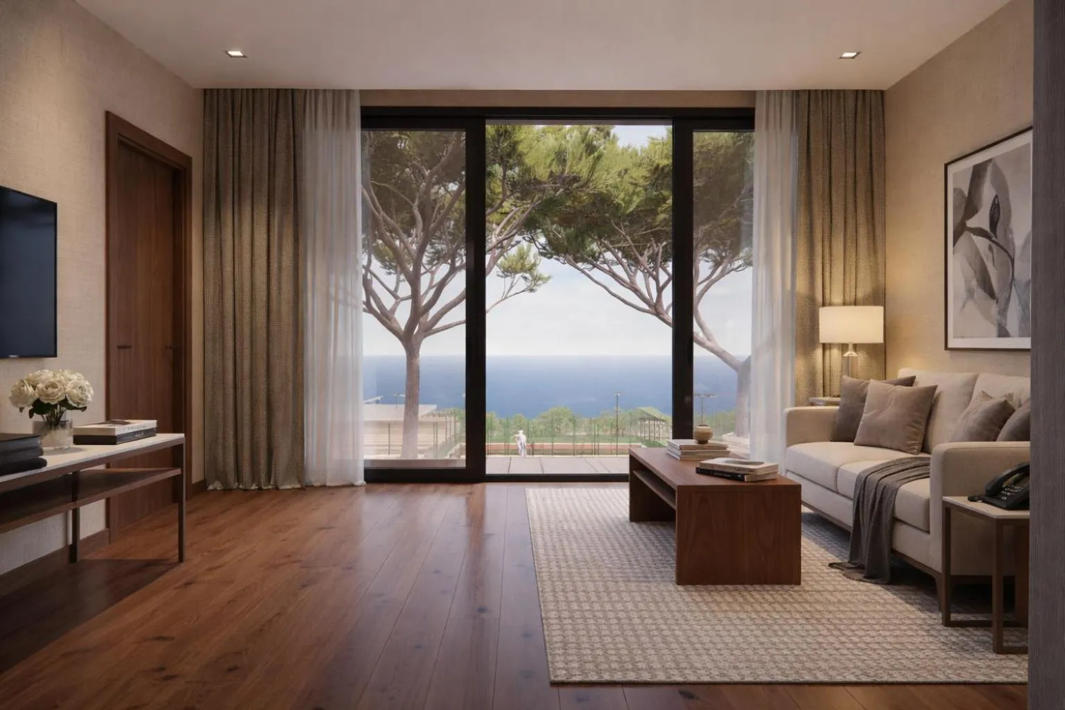 Natural landscape in MarePineta Resort