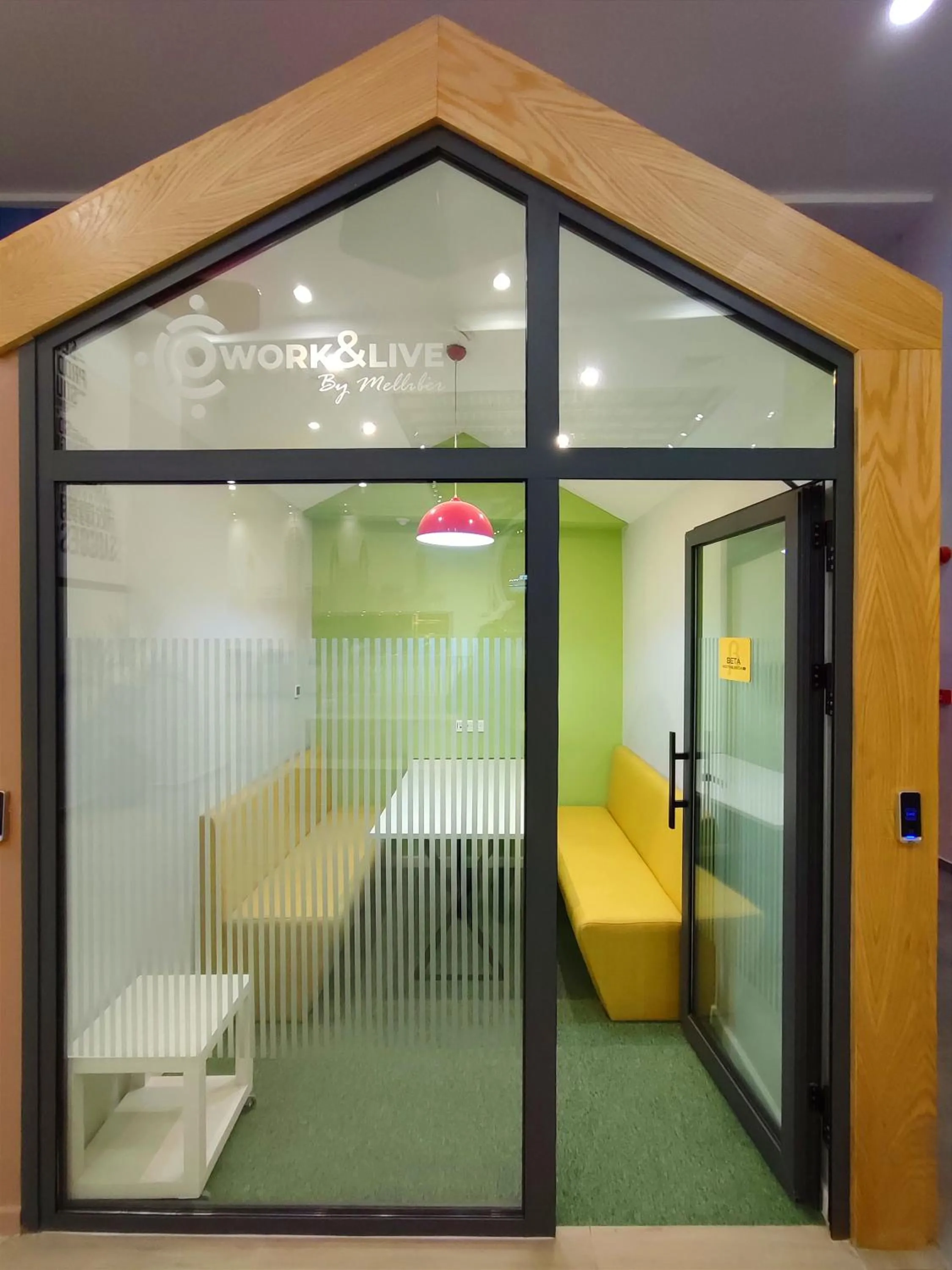 Seating area in Melliber Appart Hotel