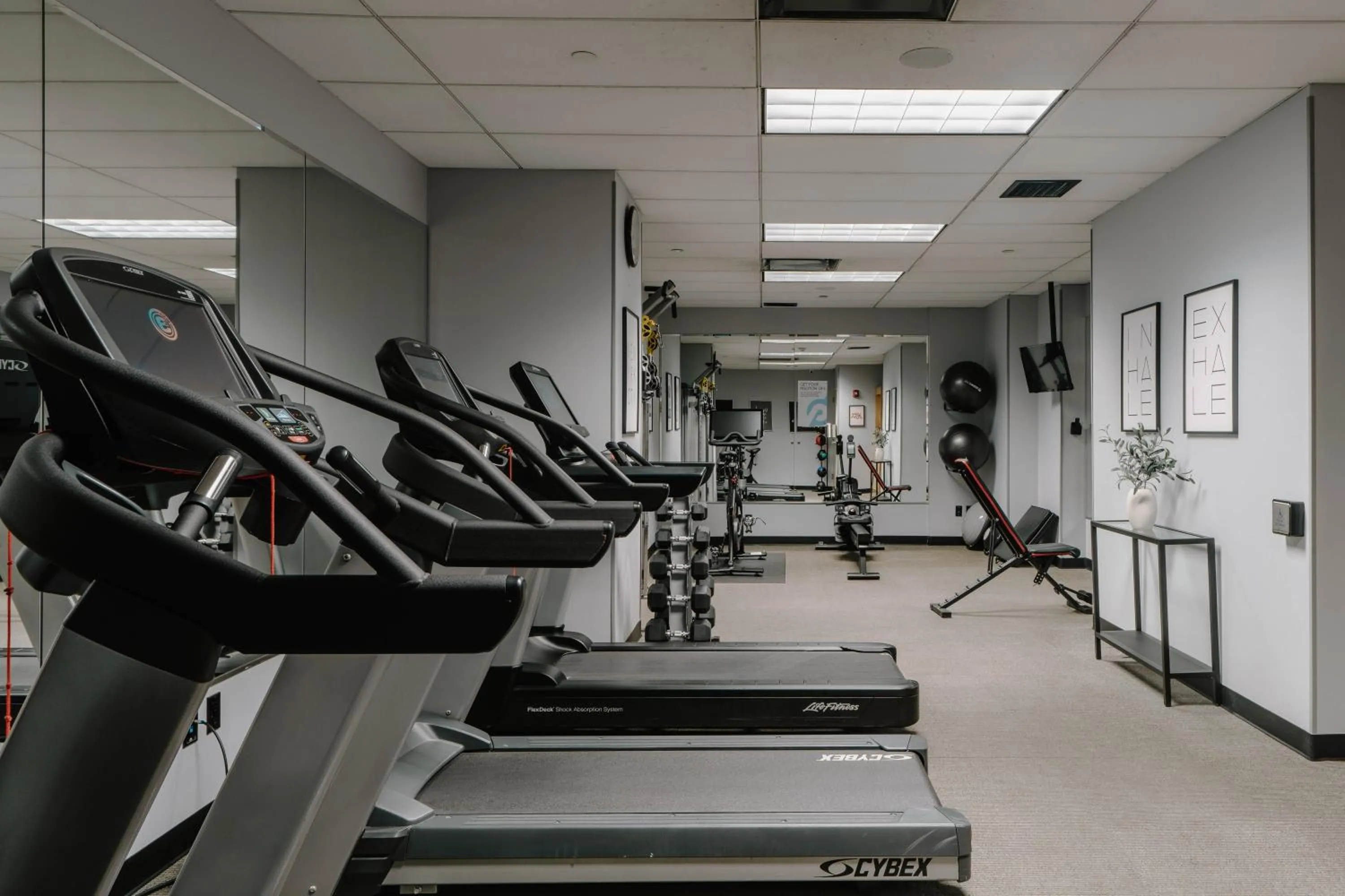 Fitness centre/facilities in Club Quarters Hotel World Trade Center, New York