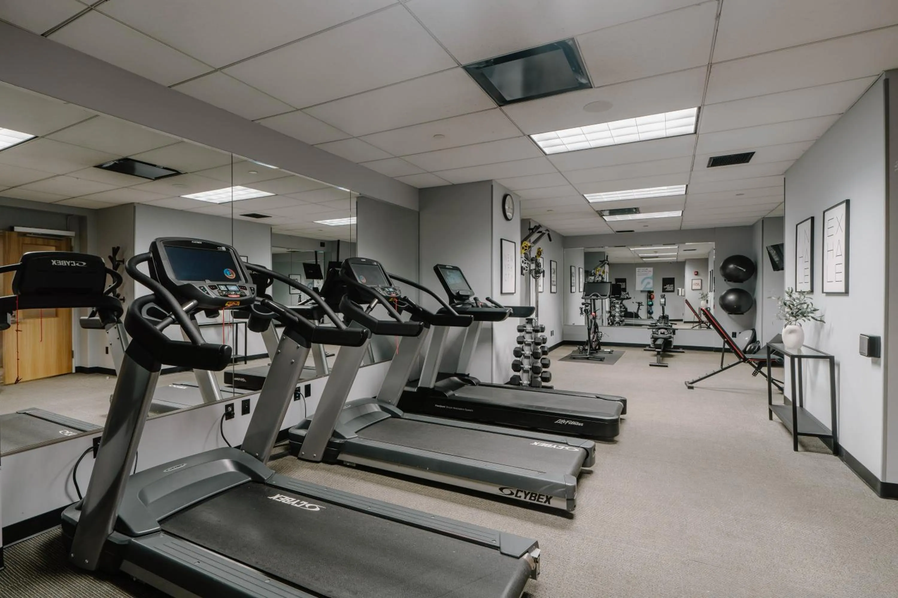 Fitness centre/facilities in Club Quarters Hotel World Trade Center, New York