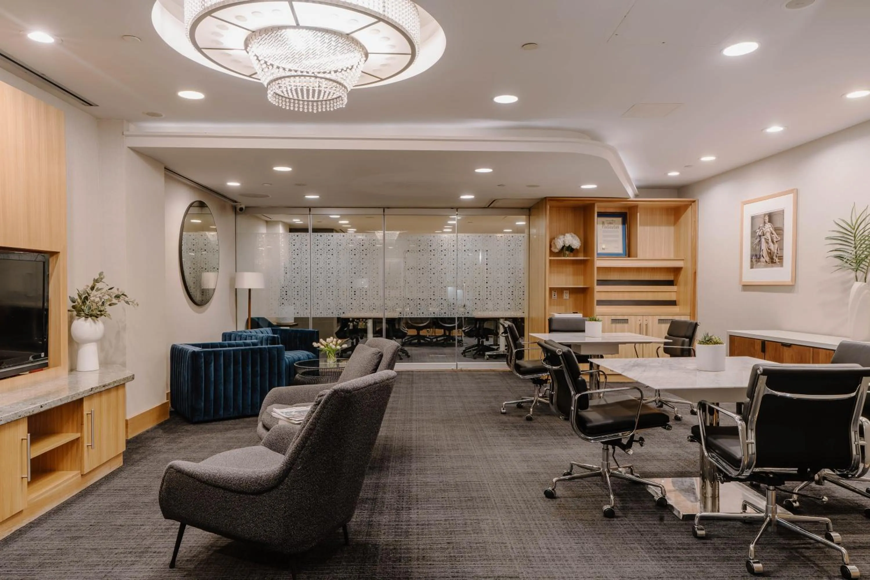 Living room in Club Quarters Hotel World Trade Center, New York