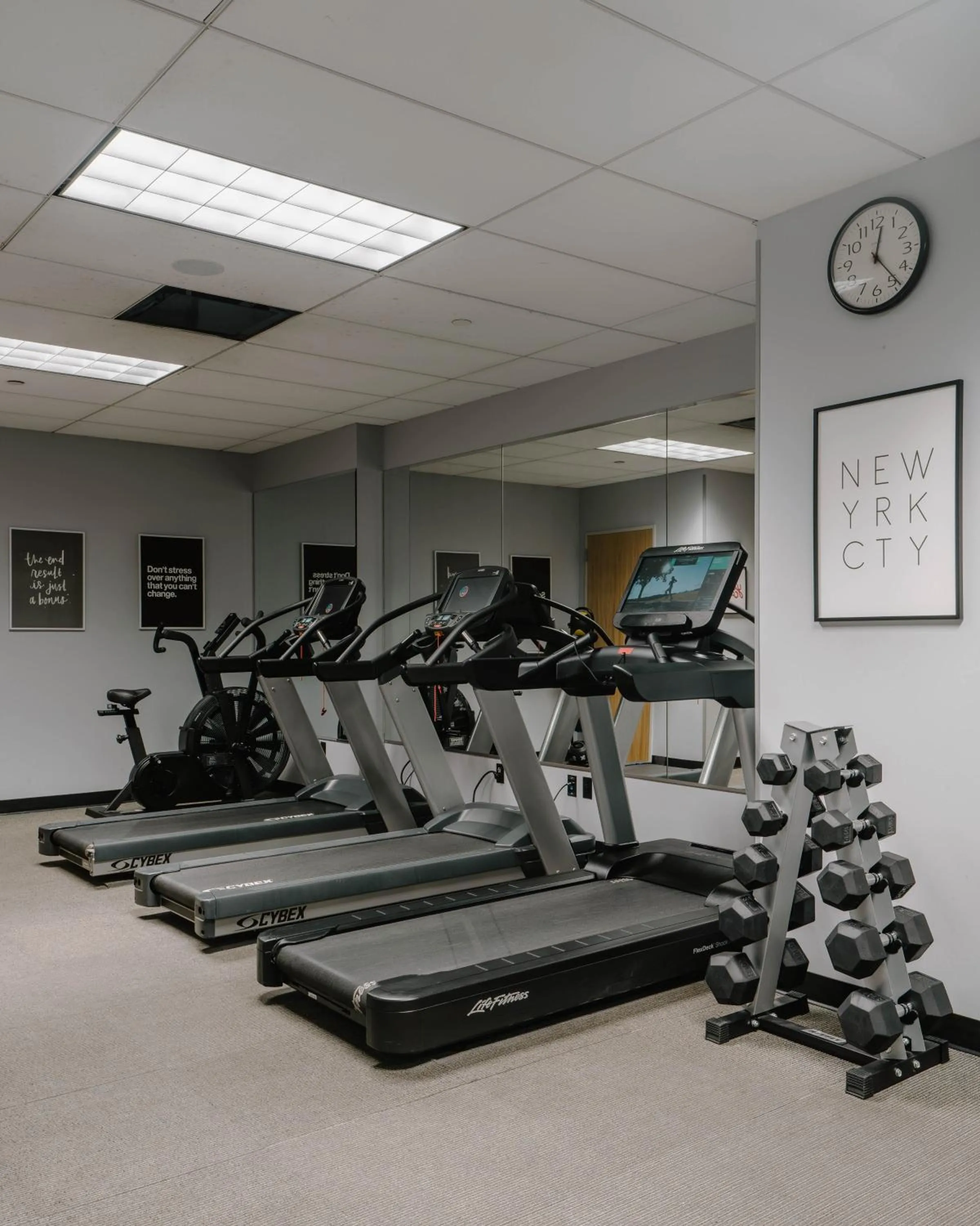 Fitness centre/facilities in Club Quarters Hotel World Trade Center, New York