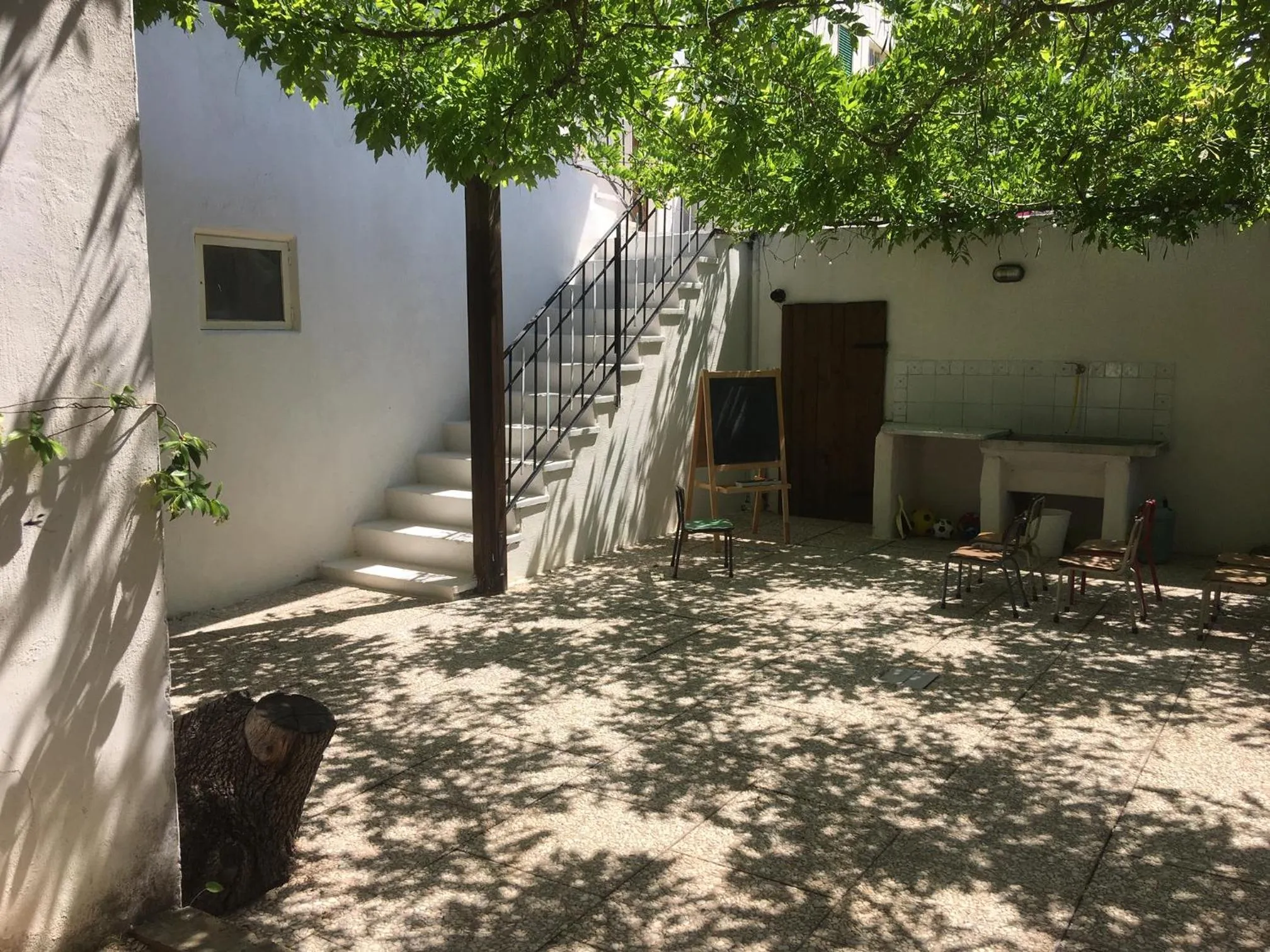 Patio in B&B Il Secolo Breve