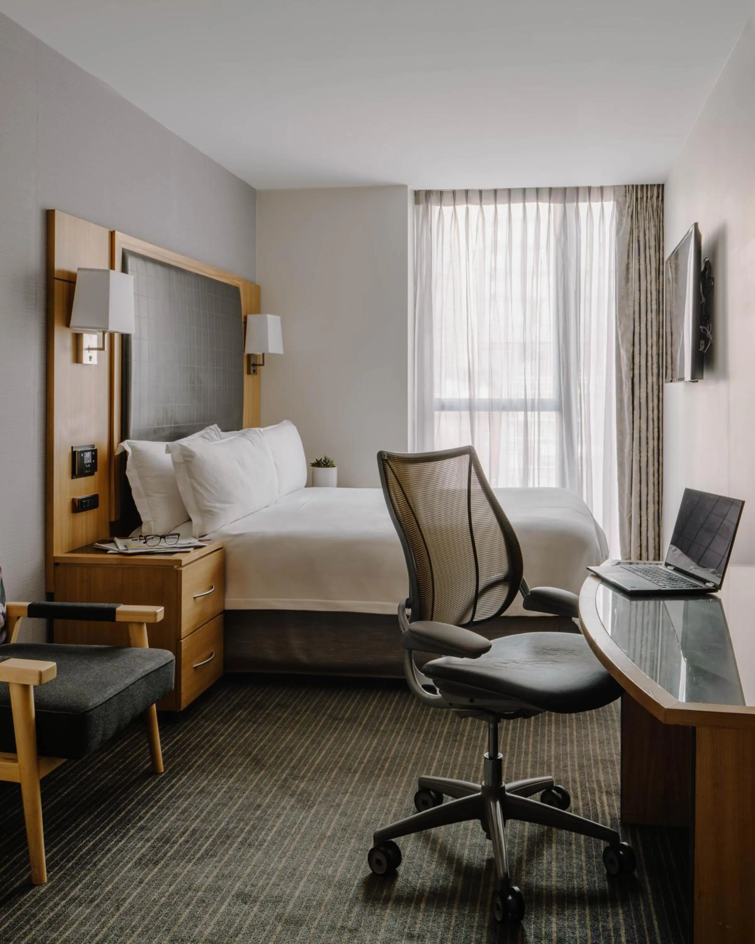 Bed in World Center Hotel