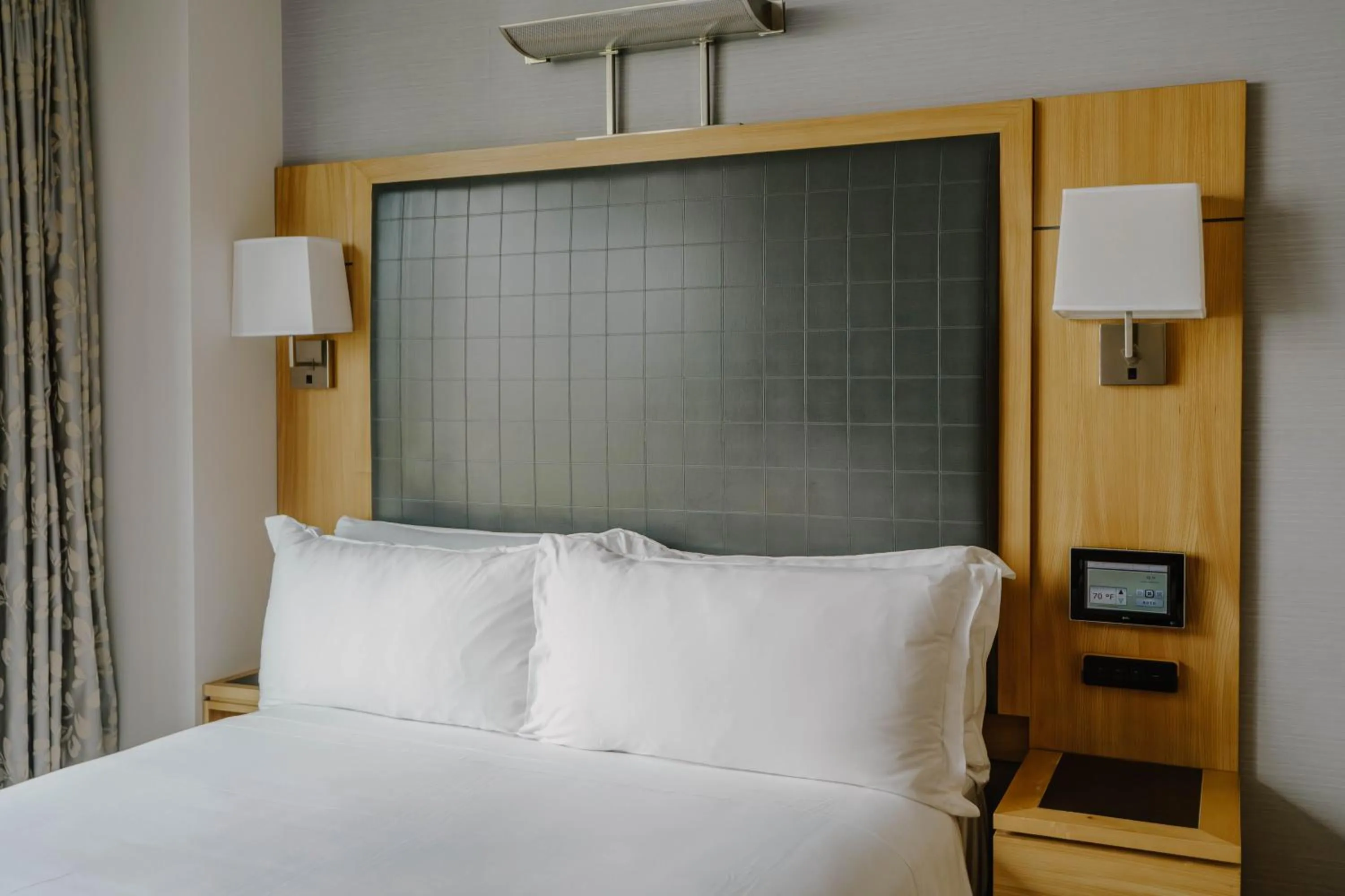 Bed in World Center Hotel