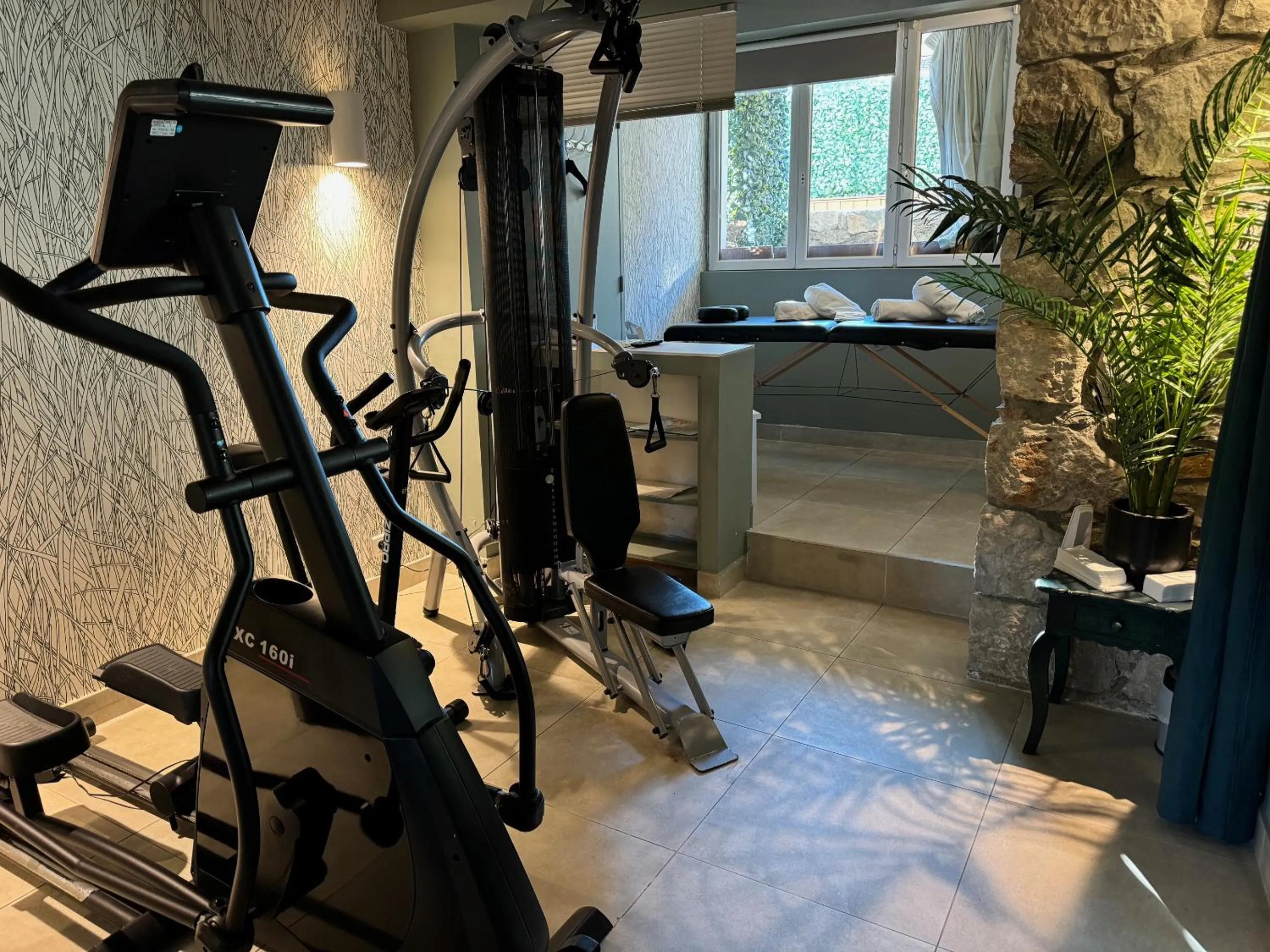 Fitness centre/facilities in Boutique Hotel & Spa la Villa Cap Ferrat