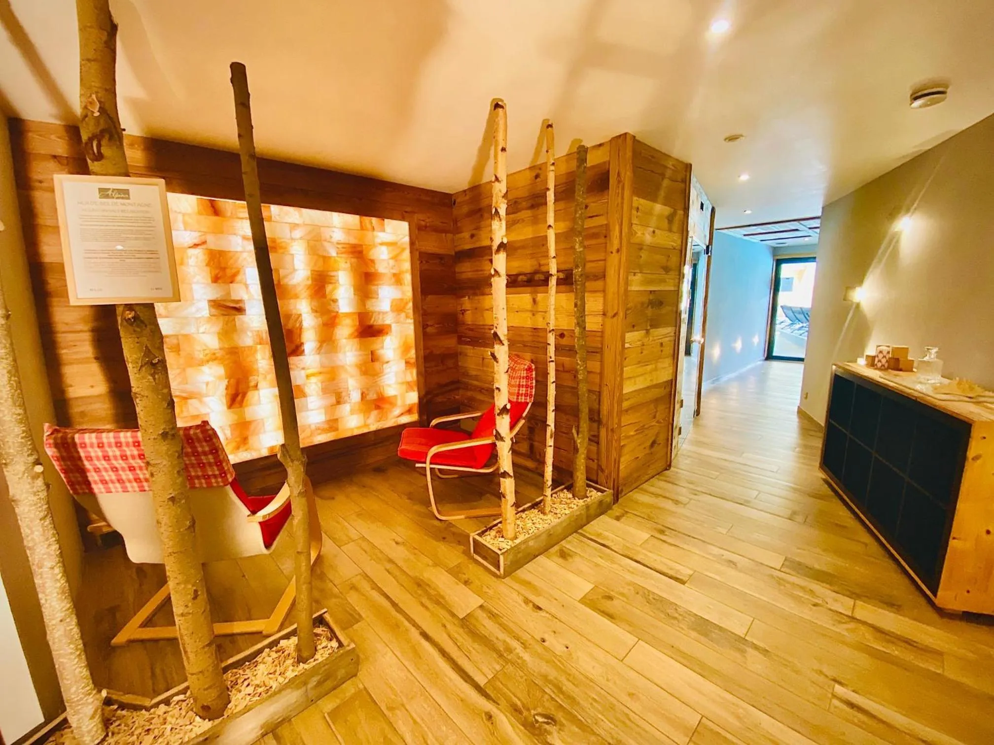 Sauna in Hotel Alpina