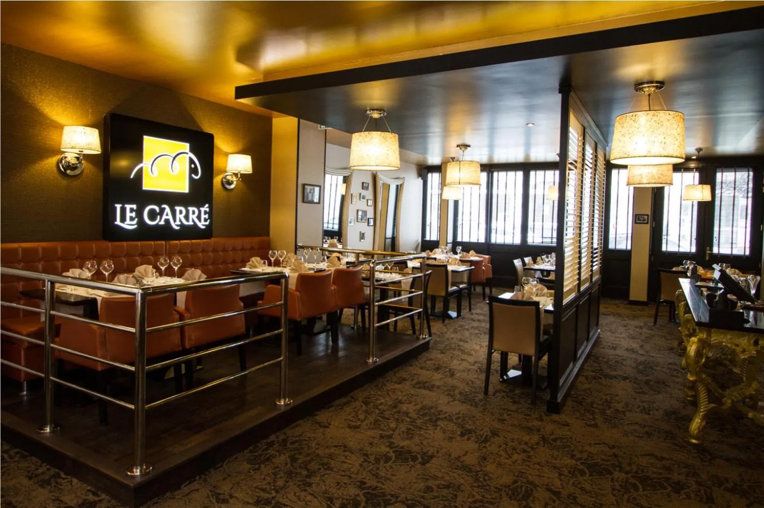 Restaurant/places to eat in Logis Hôtel & Restaurant - Le Mouton Blanc